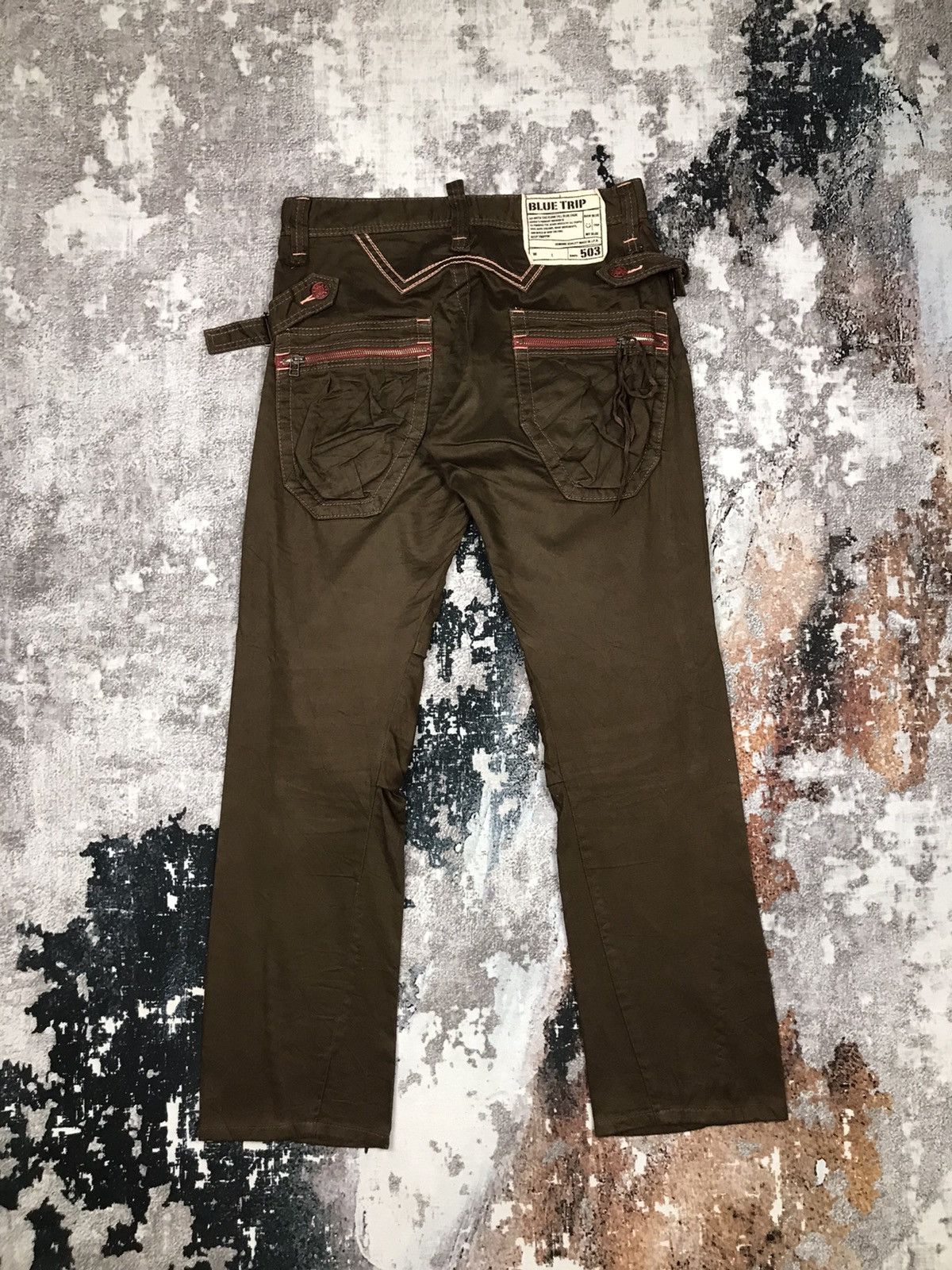 image of Edwin Blue Trip Bondage Style Pants in Brown, Men's (Size 31)