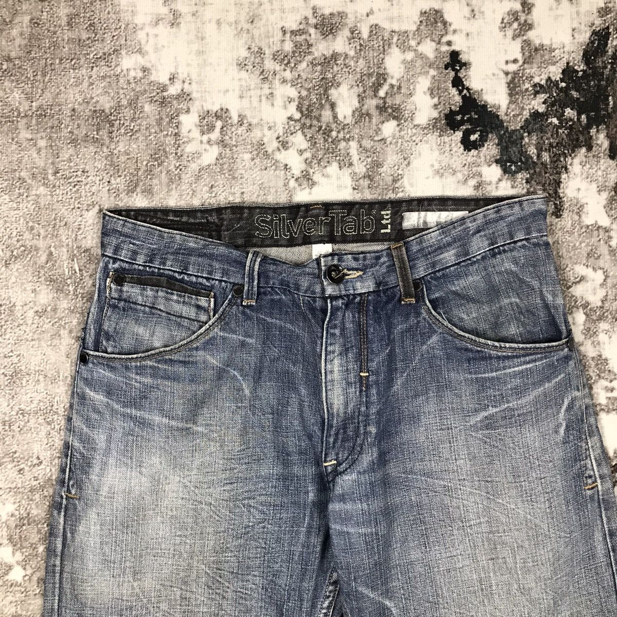 Levi's × Vintage Vintage Levis Silver Tab Boot cut Distressed Denim Jeans Size US 33 - 11 Thumbnail