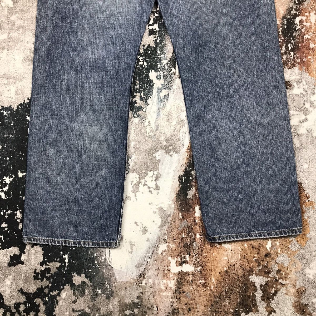 Levi's × Vintage Vintage Levis 569 Light Wash Distressed Denim Jeans Size US 39 - 7 Thumbnail