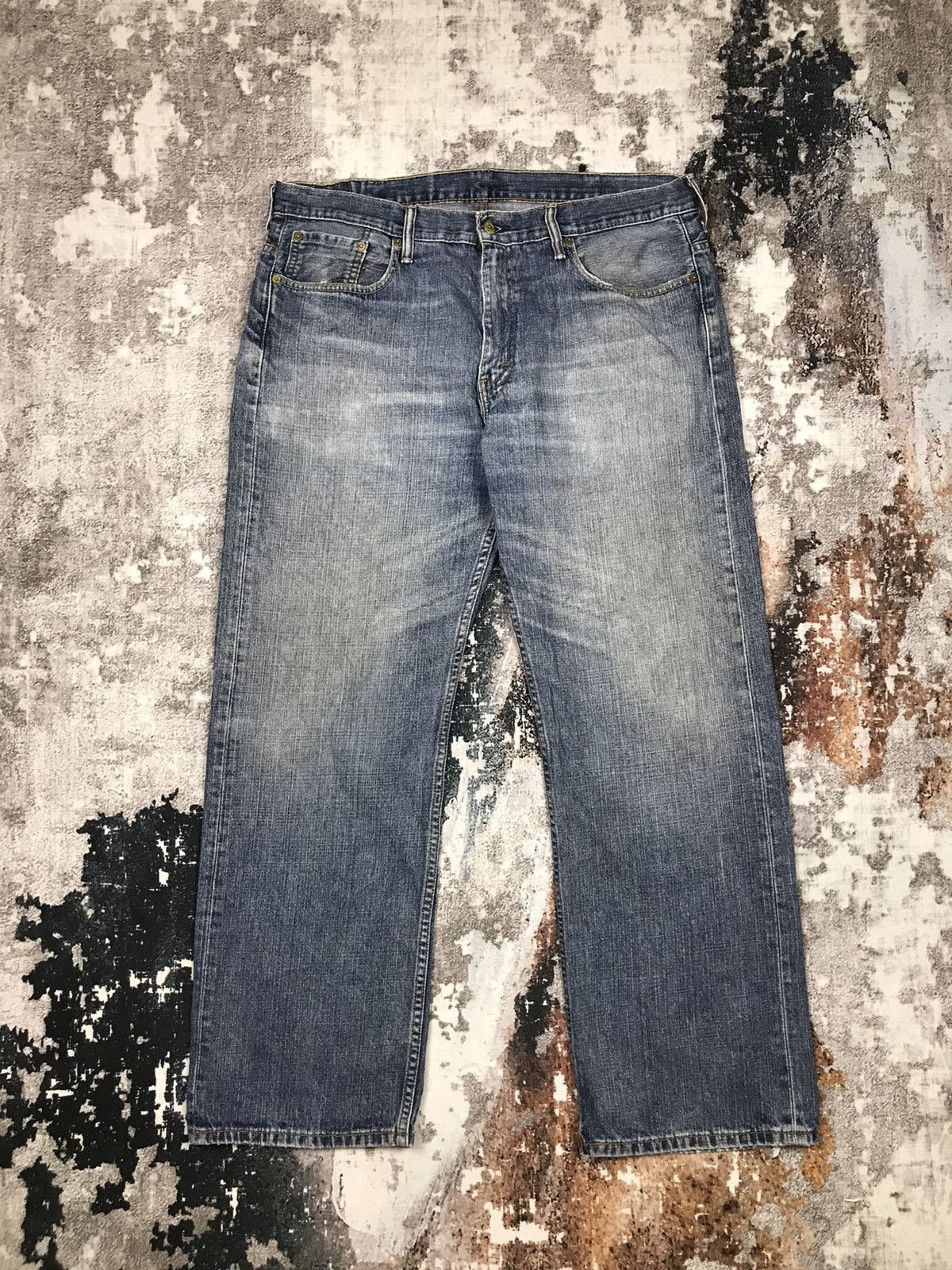 Levi's × Vintage Vintage Levis 569 Light Wash Distressed Denim Jeans Size US 39 - 8 Thumbnail