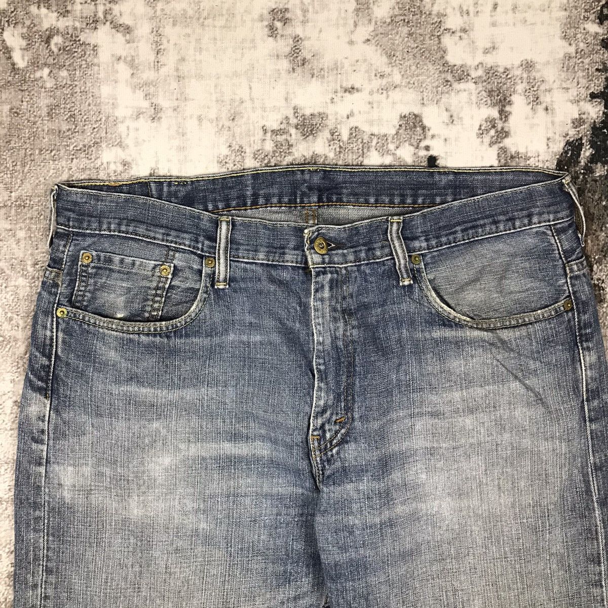 Levi's × Vintage Vintage Levis 569 Light Wash Distressed Denim Jeans Size US 39 - 10 Thumbnail