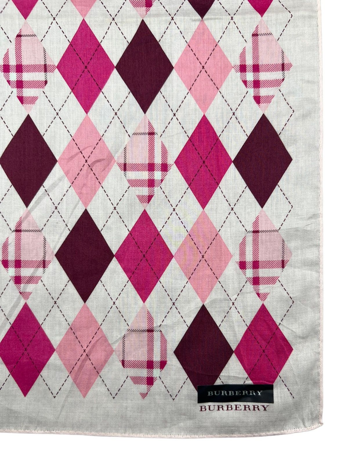 Burberry Burberry Handkerchief Neckerchief Bandana Pocketsquare Size ONE SIZE - 3 Thumbnail