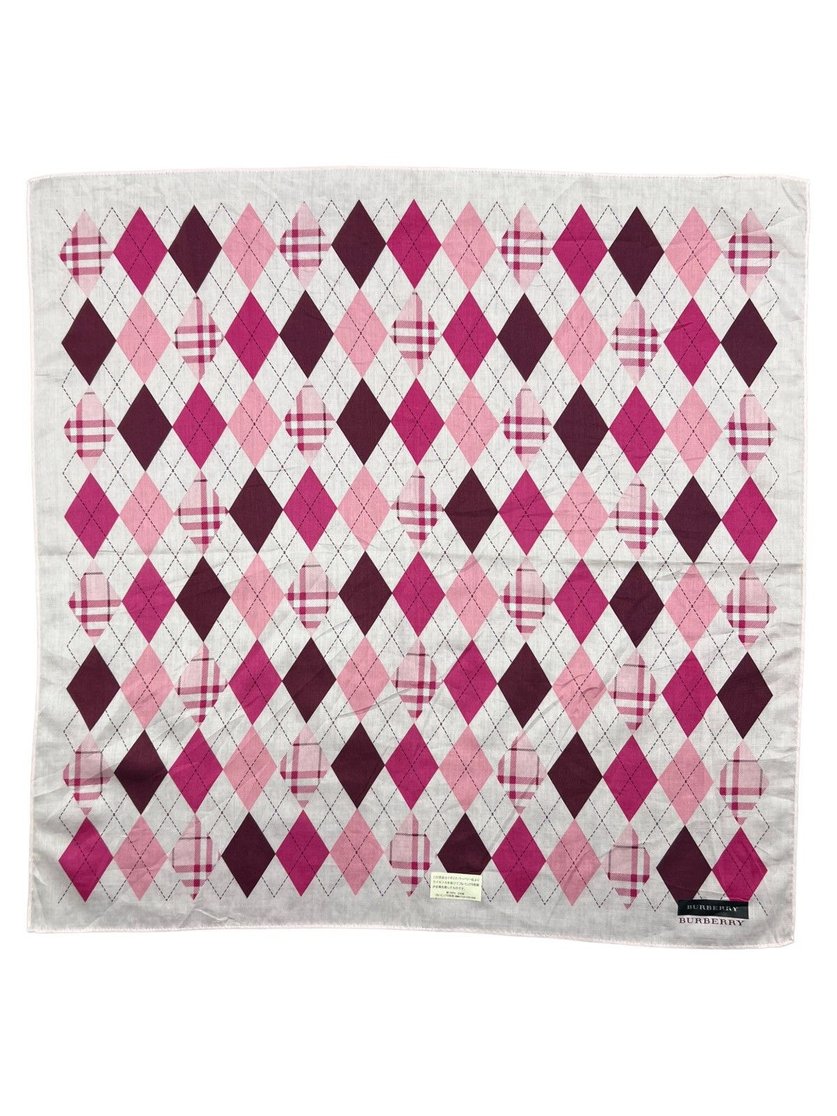 Burberry Burberry Handkerchief Neckerchief Bandana Pocketsquare Size ONE SIZE - 2 Thumbnail