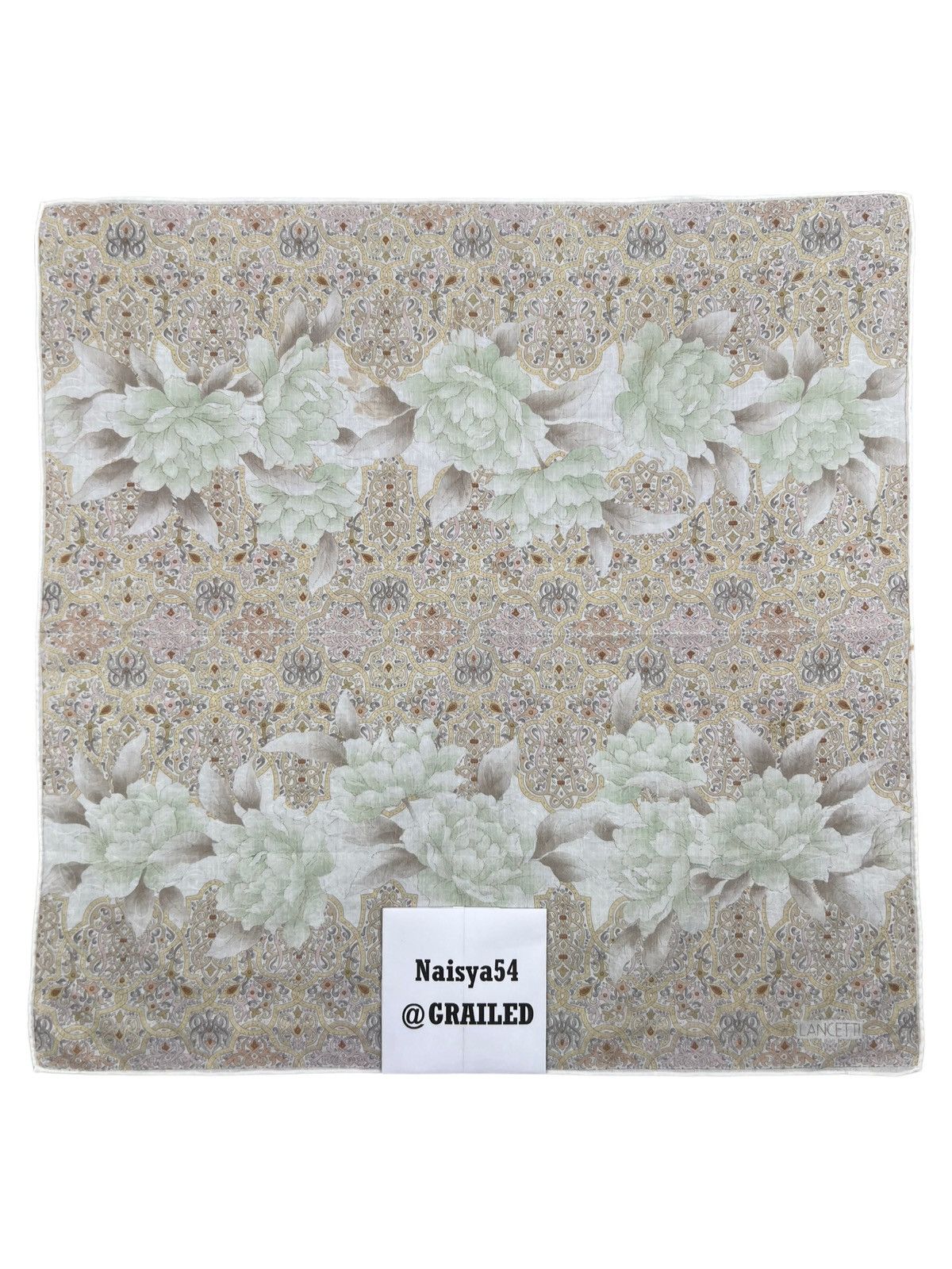 Lui di Lancetti Lancetti Handkerchief Neckerchief Bandana Pocketsquare Size ONE SIZE - 6 Thumbnail