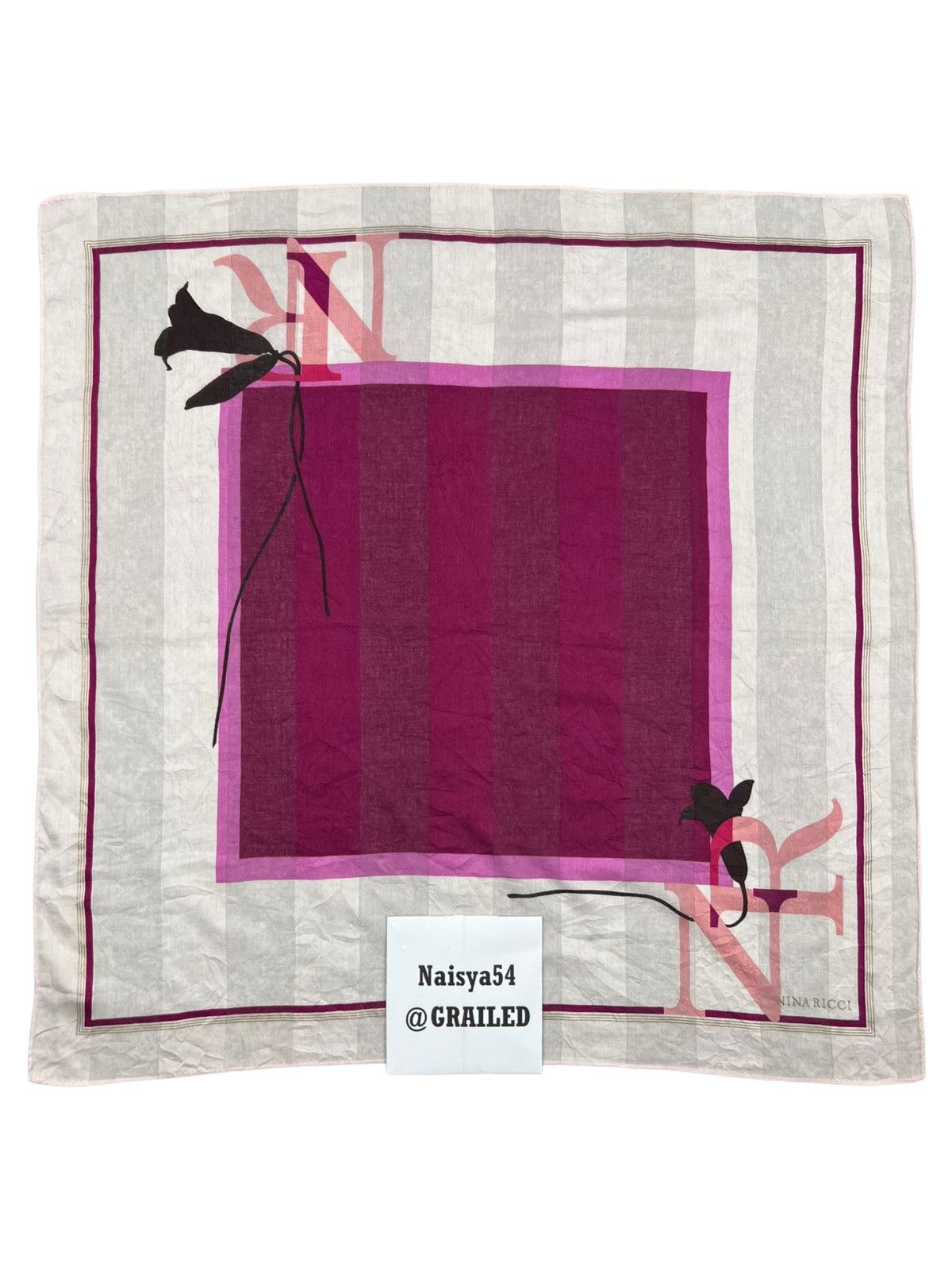 Nina Ricci Nina Ricci Handkerchief Neckerchief Bandana Pocketsquare Size ONE SIZE - 6 Thumbnail