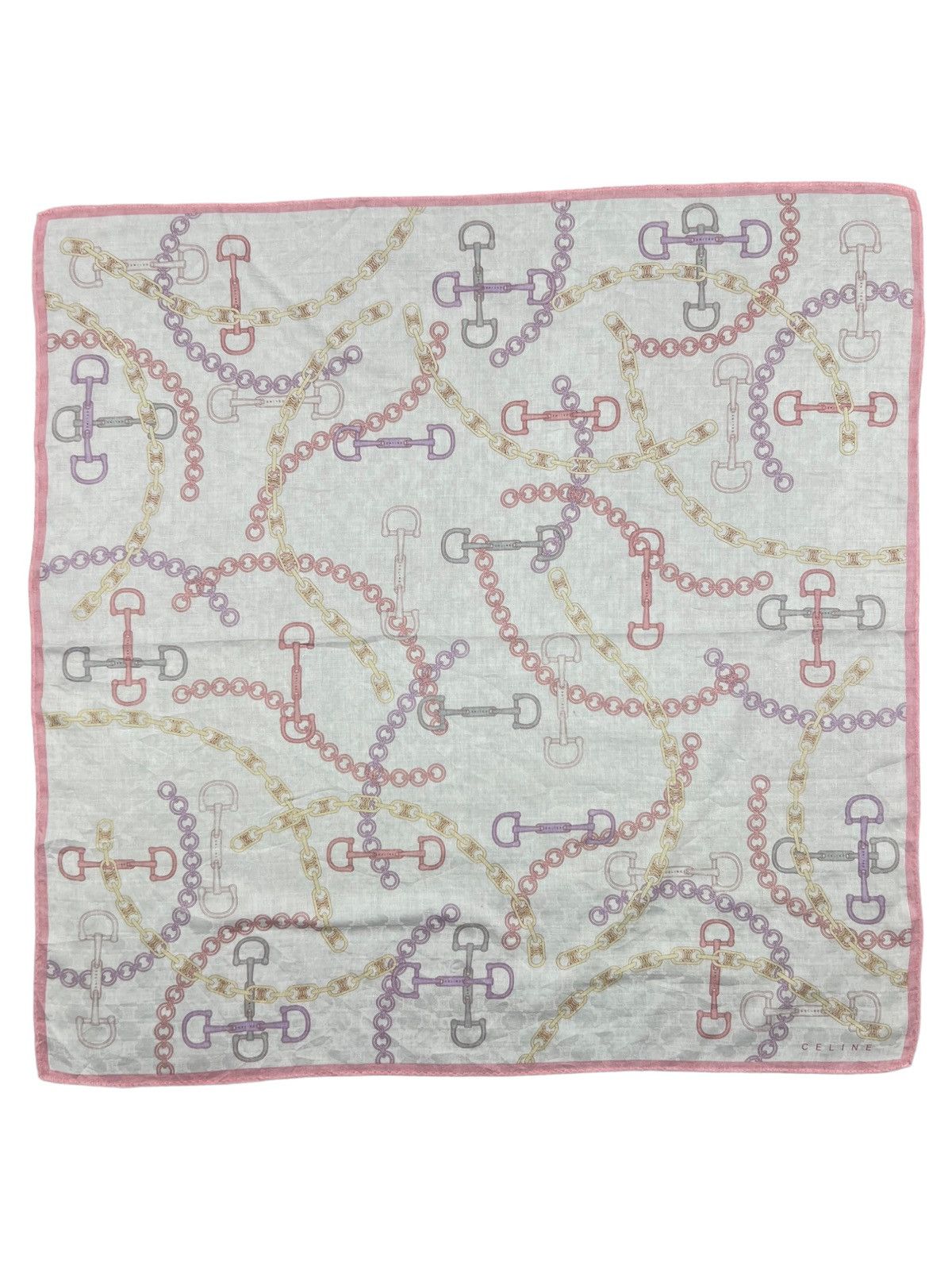 Celine Celine Handkerchief Neckerchief Bandana Pocketsquare Size ONE SIZE - 2 Thumbnail