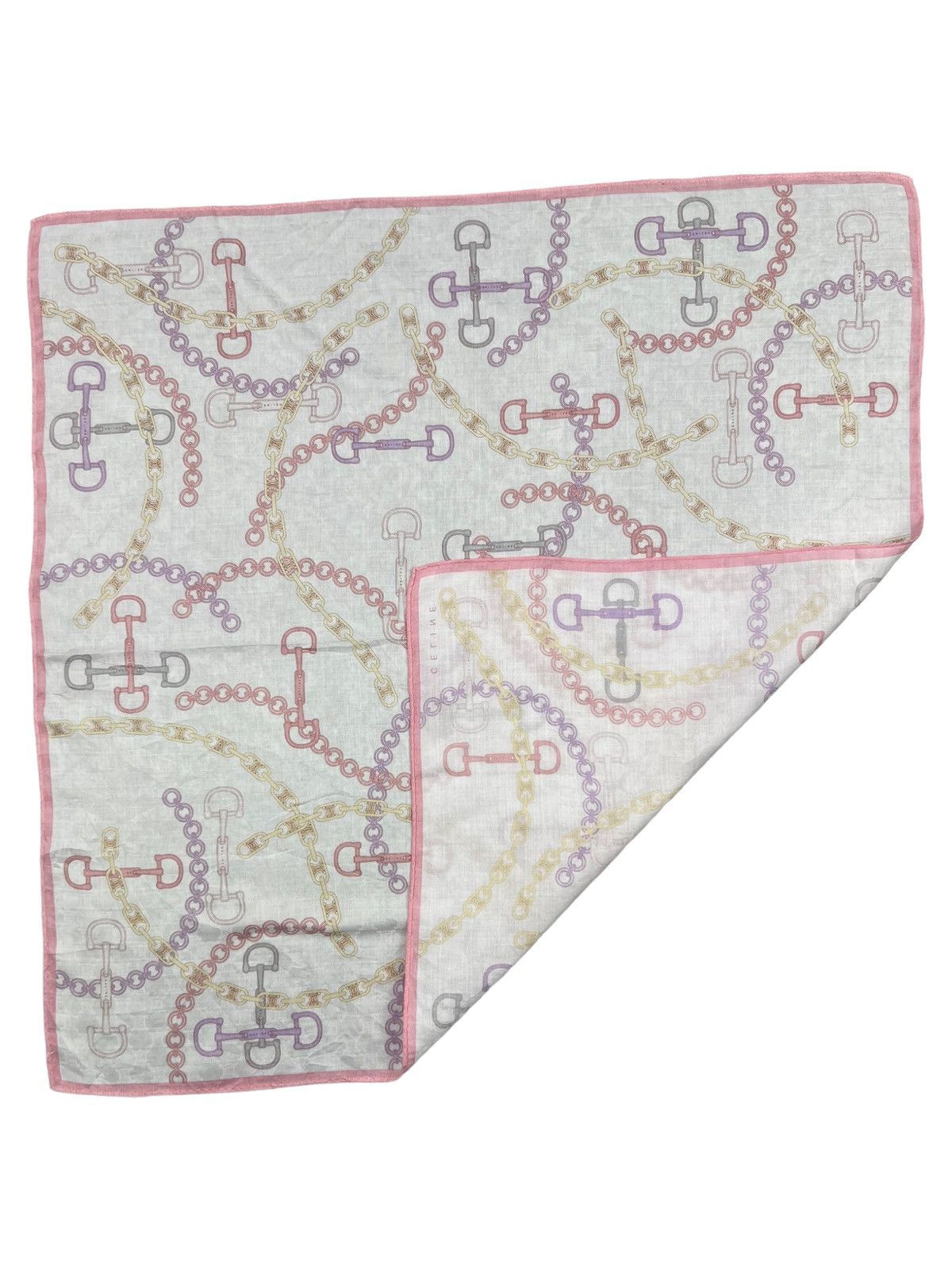 Celine Celine Handkerchief Neckerchief Bandana Pocketsquare Size ONE SIZE - 4 Thumbnail