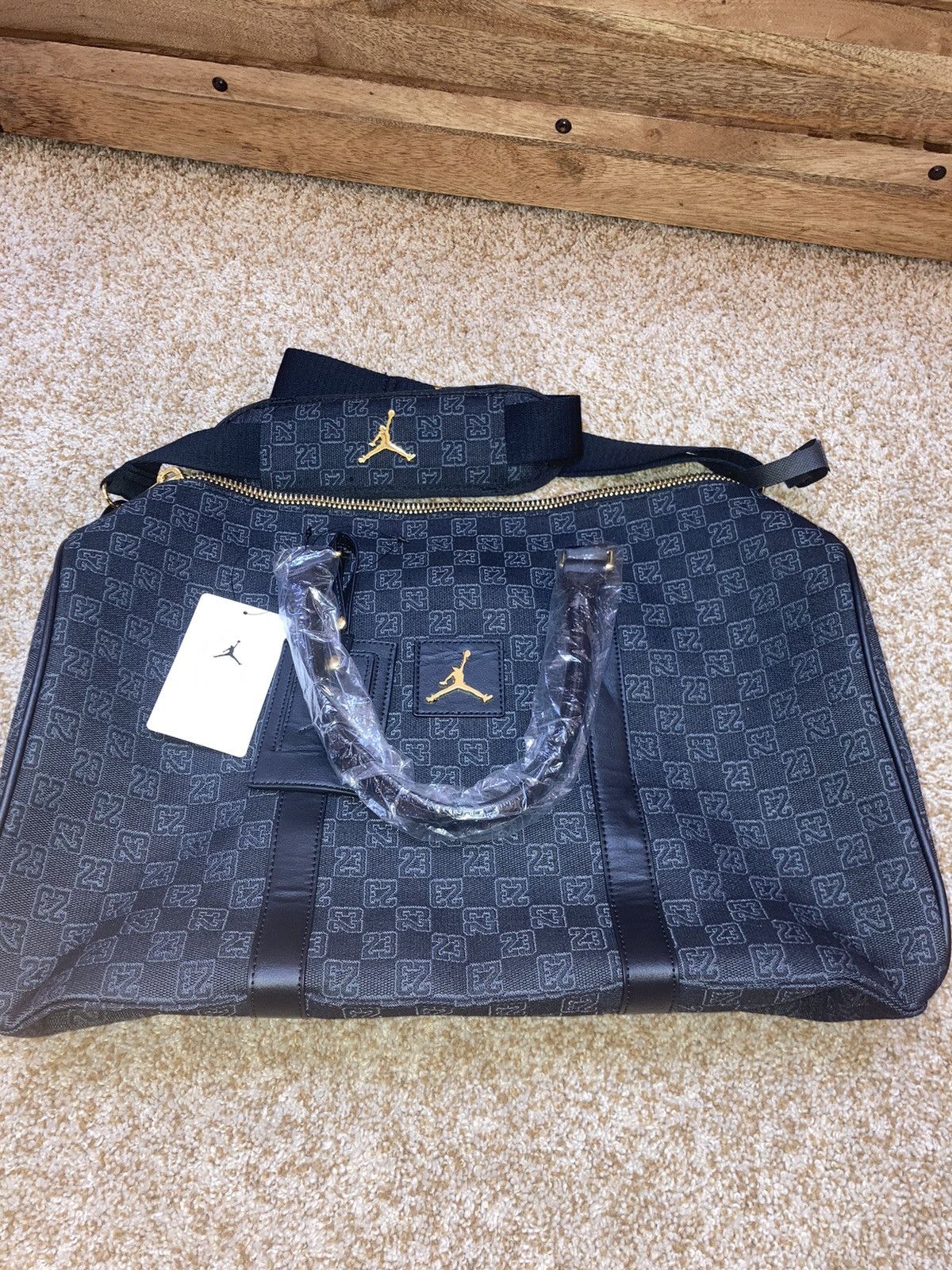 Jordan Monogram Duffle Bag Black – Gotgoods