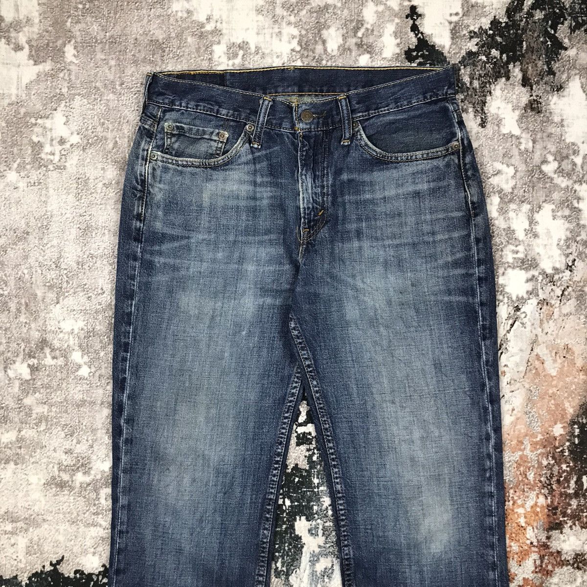 Levi's × Vintage Vintage Levis 524 Blue Light Wash Distressed Denim Jeans Size US 32 / EU 48 - 8 Thumbnail