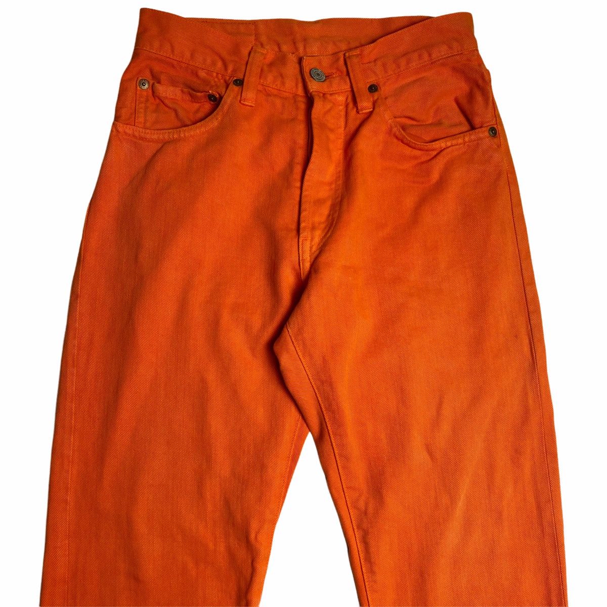 20471120 × Japanese Brand × Johnbull 1980s John Bull - Orange Denim Pants Size US 28 / EU 44 - 3 Thumbnail