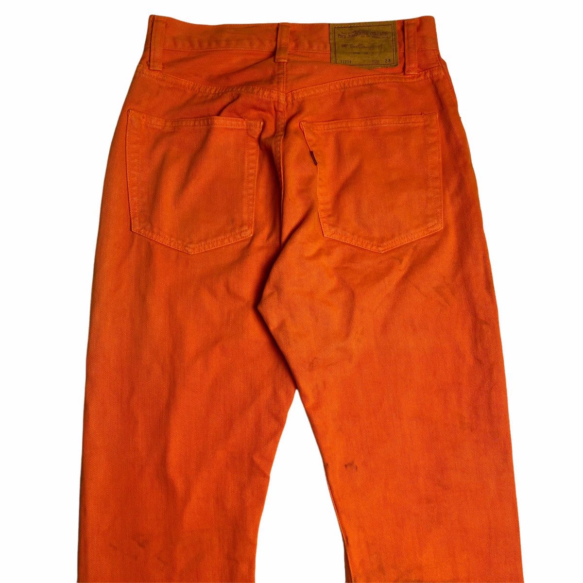 20471120 × Japanese Brand × Johnbull 1980s John Bull - Orange Denim Pants Size US 28 / EU 44 - 5 Thumbnail