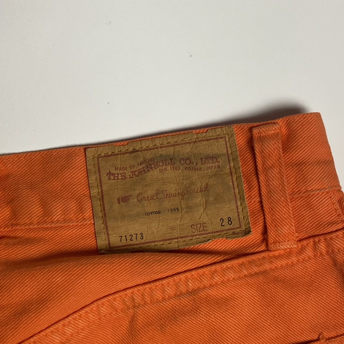 20471120 × Japanese Brand × Johnbull 1980s John Bull - Orange Denim Pants Size US 28 / EU 44 - 9 Thumbnail