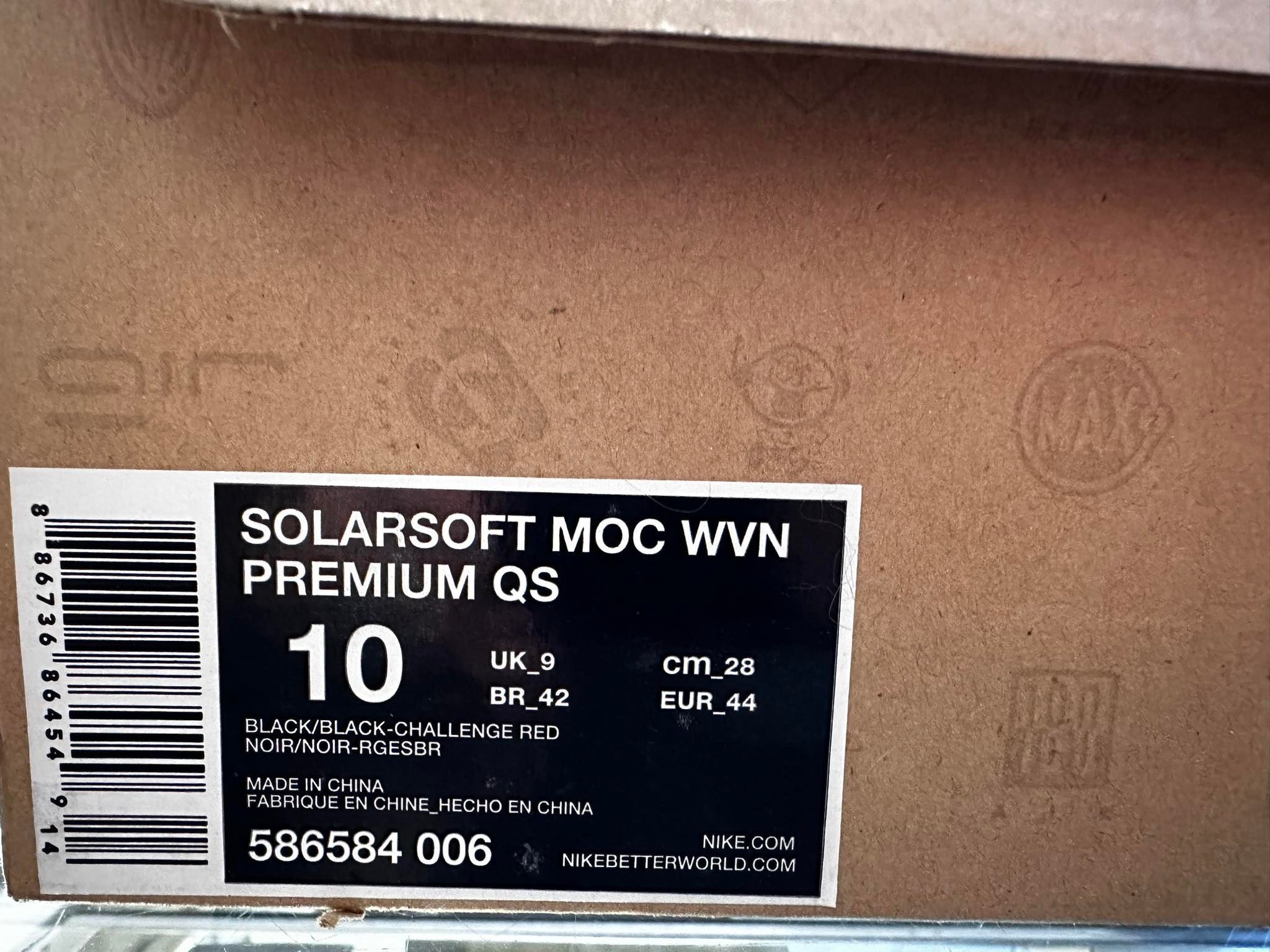 Nike Nike Solarsoft Moc Wvn Premium QS Black US 10 EU 44 Size US 10 / EU 43 - 6 Thumbnail