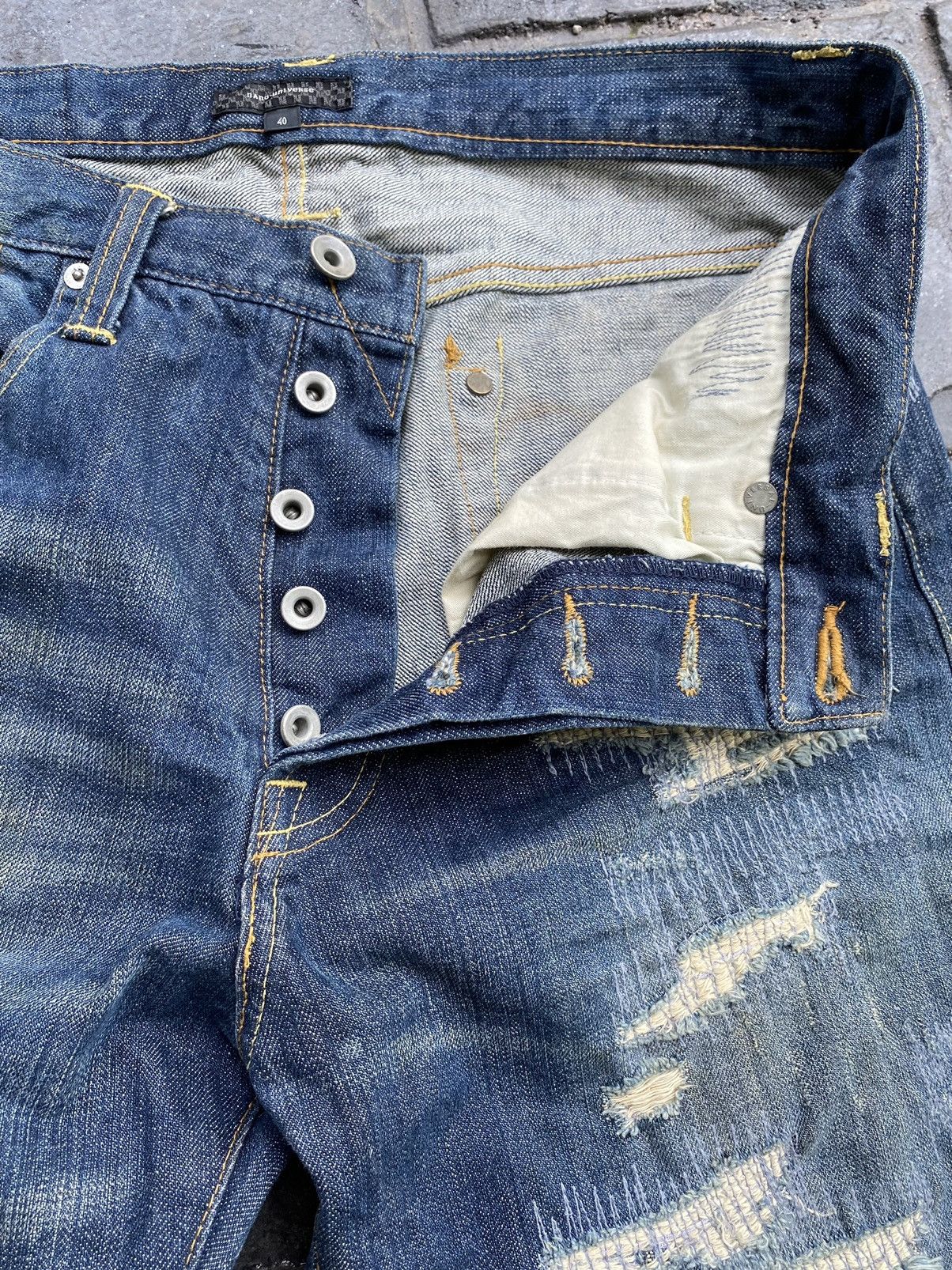 Denime nano universe patchwork denime Size US 40 / EU 56 - 5 Thumbnail