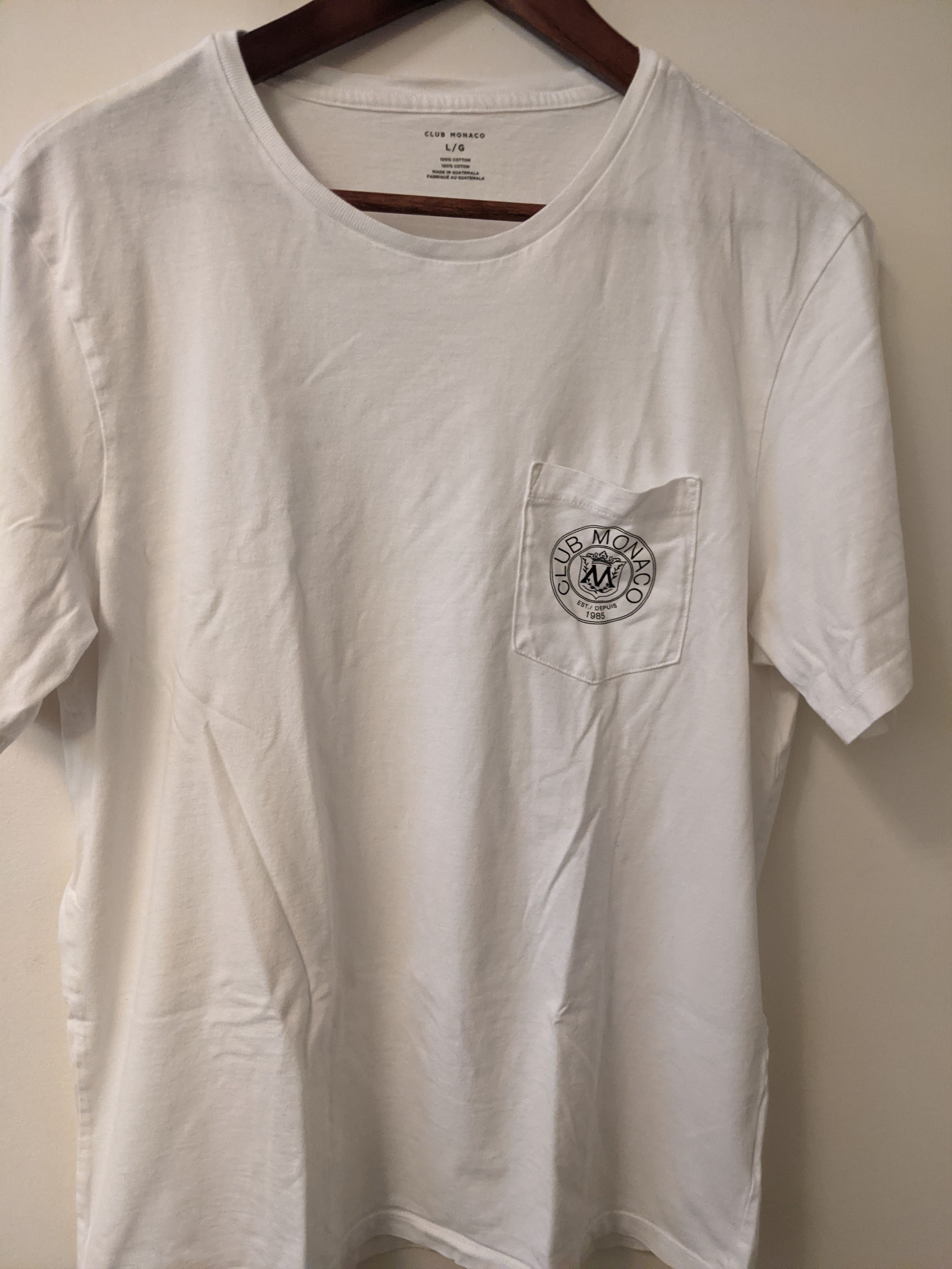 Club Monaco Club Monaco Small Logo Pocket T-Shirt Size US L / EU 52-54 / 3 - 1 Preview