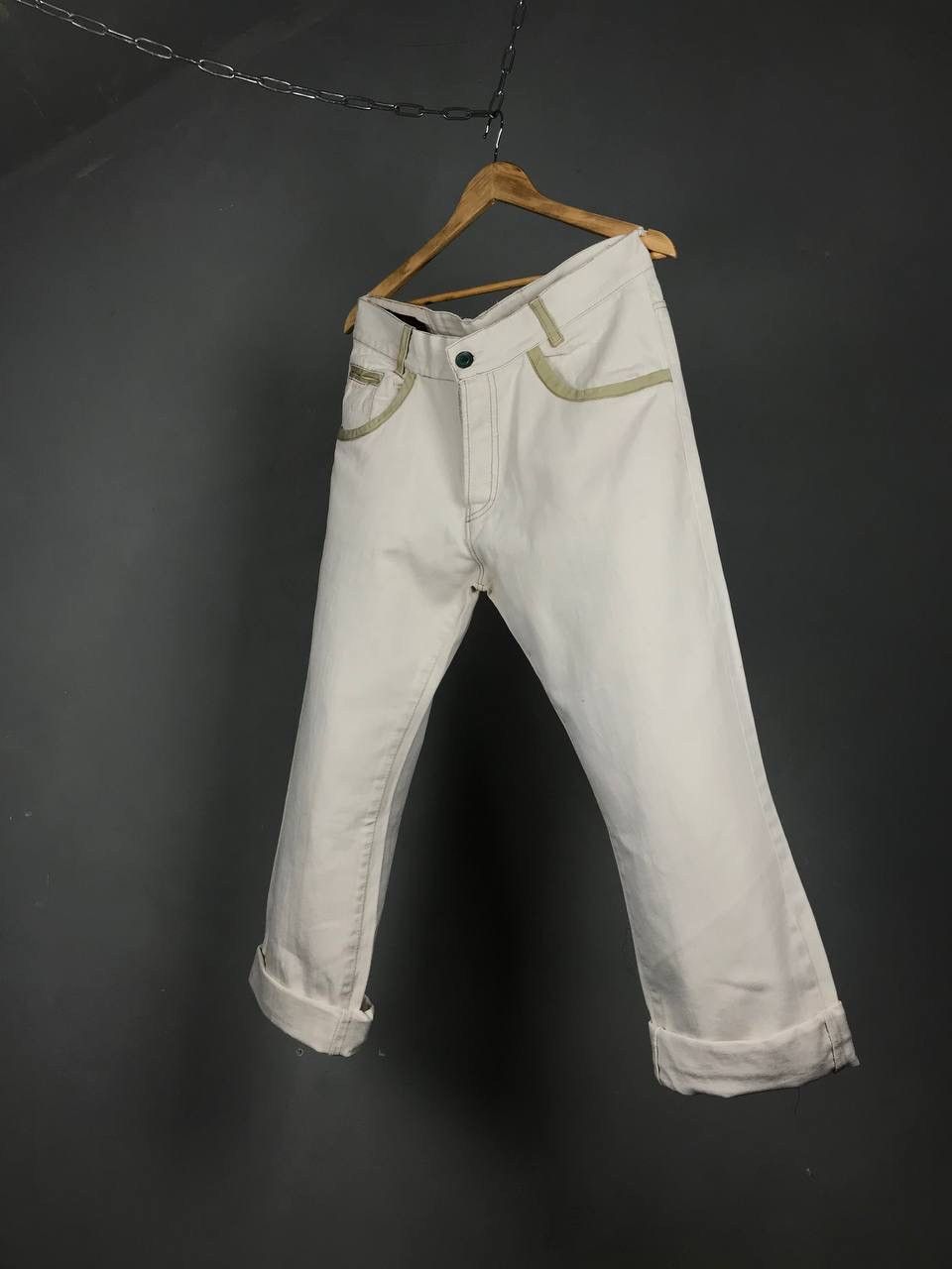 Marlboro Marlboro Classics American vintage leather jeans Size US 33 - 1 Thumbnail