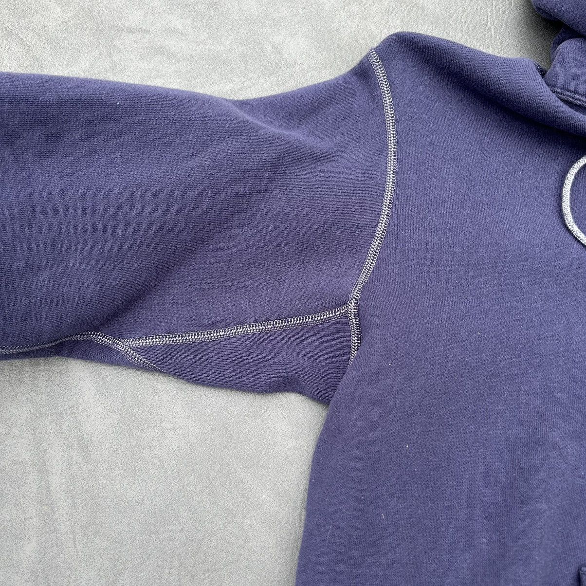 Japanese Brand Two moon “V-gusset” hooded sweatshirt navy hoody L Size US L / EU 52-54 / 3 - 7 Thumbnail