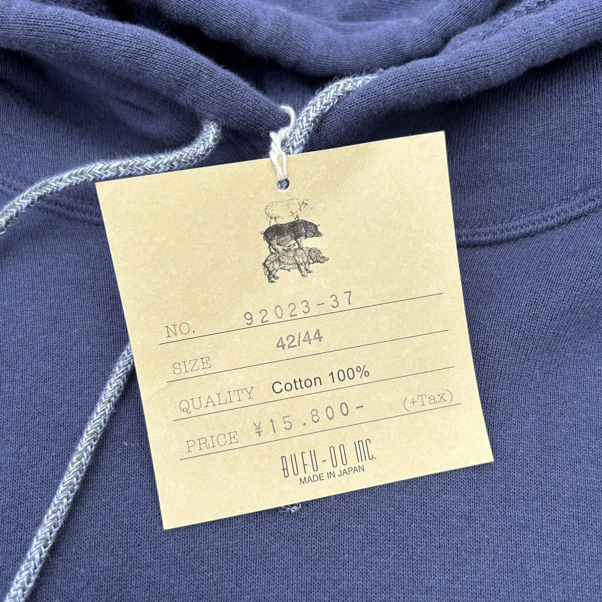 Japanese Brand Two moon “V-gusset” hooded sweatshirt navy hoody L Size US L / EU 52-54 / 3 - 4 Thumbnail
