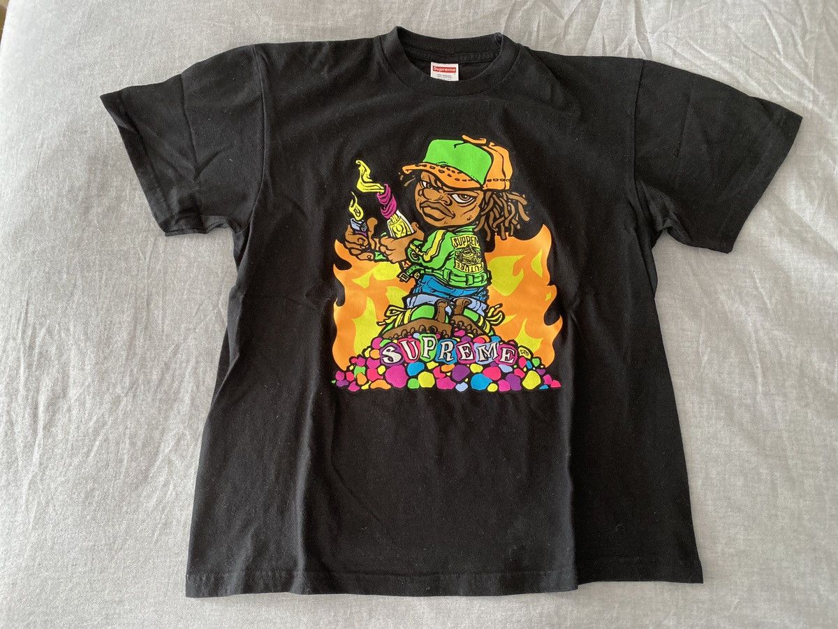 Supreme Molotov Kid newest Black T-Shirt 2019. In good condition