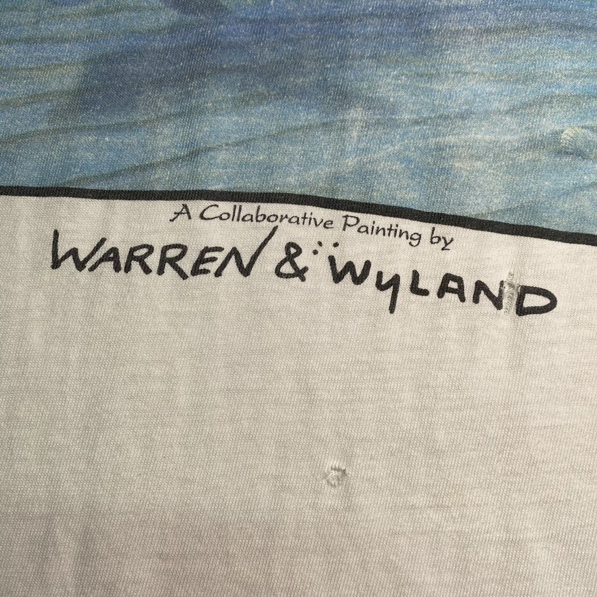 Vintage VINTAGE 90’s The Littlest Mermaid Art Tshirt Warren & Wyland Size US XL / EU 56 / 4 - 11 Thumbnail