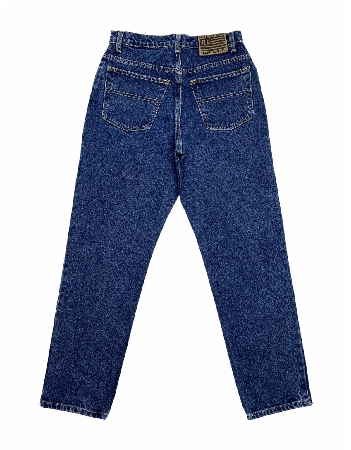 RALPH LAUREN JEANS Dark Wash Denim Vintage Ralph Lauren Bootcut Jeans Lrl Lauren  Jeans Company Classic 501 Fit Mid High Rise Womens Size 2 