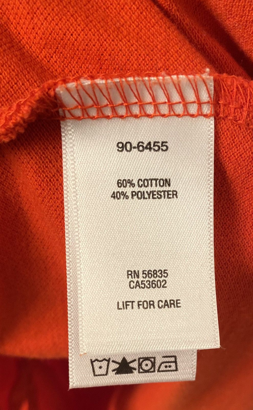 Cabelas Cabelas Mens Orange/Red Polo Shirt - Size L (Like New) Size US L / EU 52-54 / 3 - 7 Thumbnail