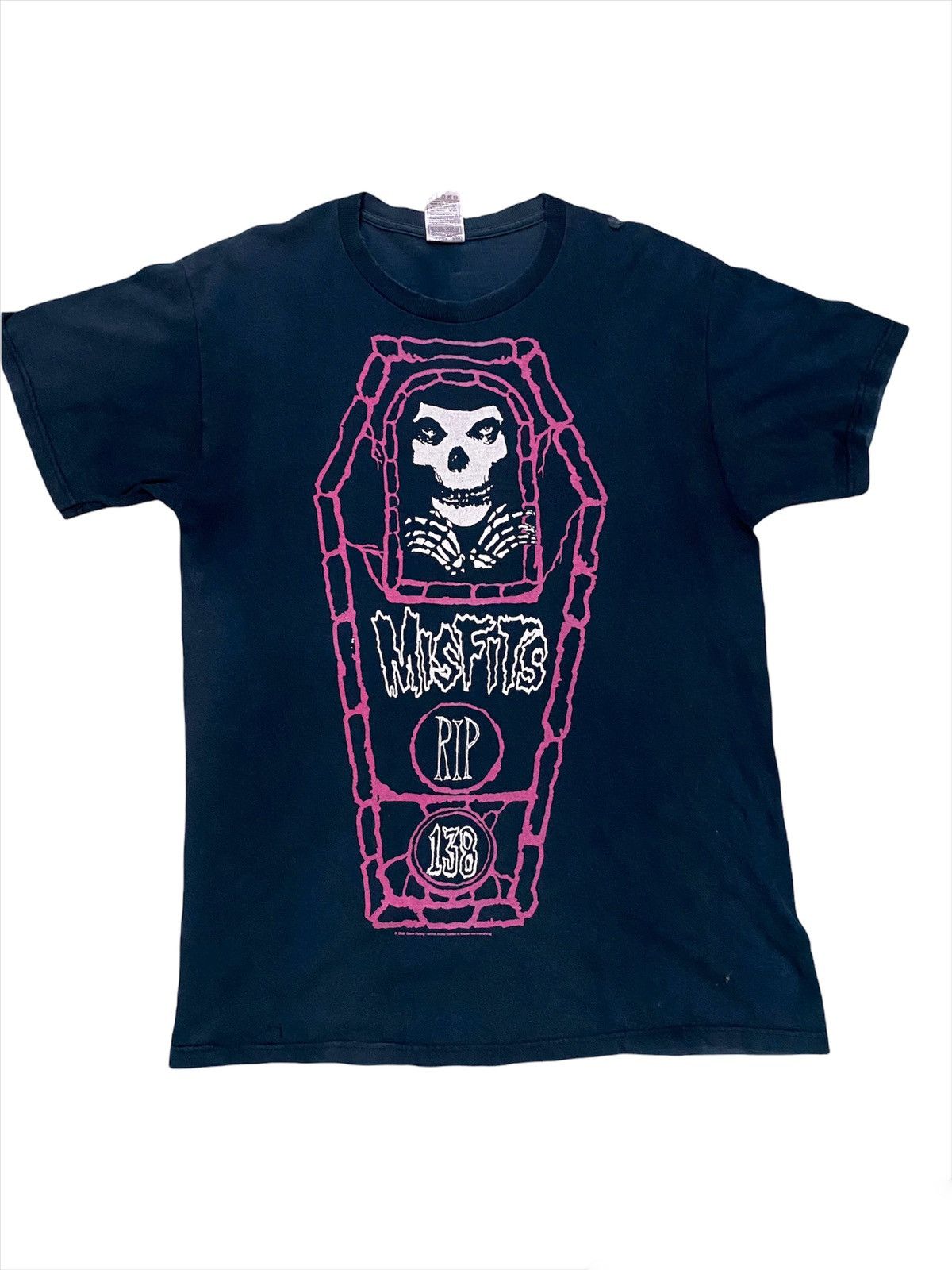 Band Tees × Misfits × Vintage Vintage Y2K Misfits Skull Band Tee Size US M / EU 48-50 / 2 - 1 Thumbnail