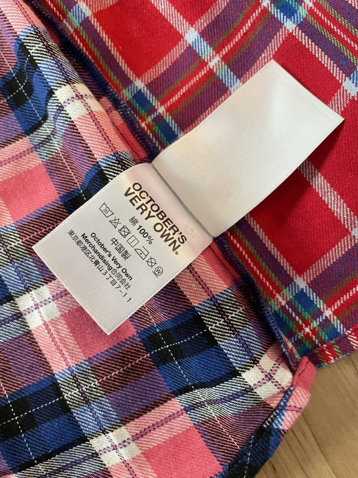 October's Very Own OVO multi colored flannel Size US M / EU 48-50 / 2 - 5 Thumbnail