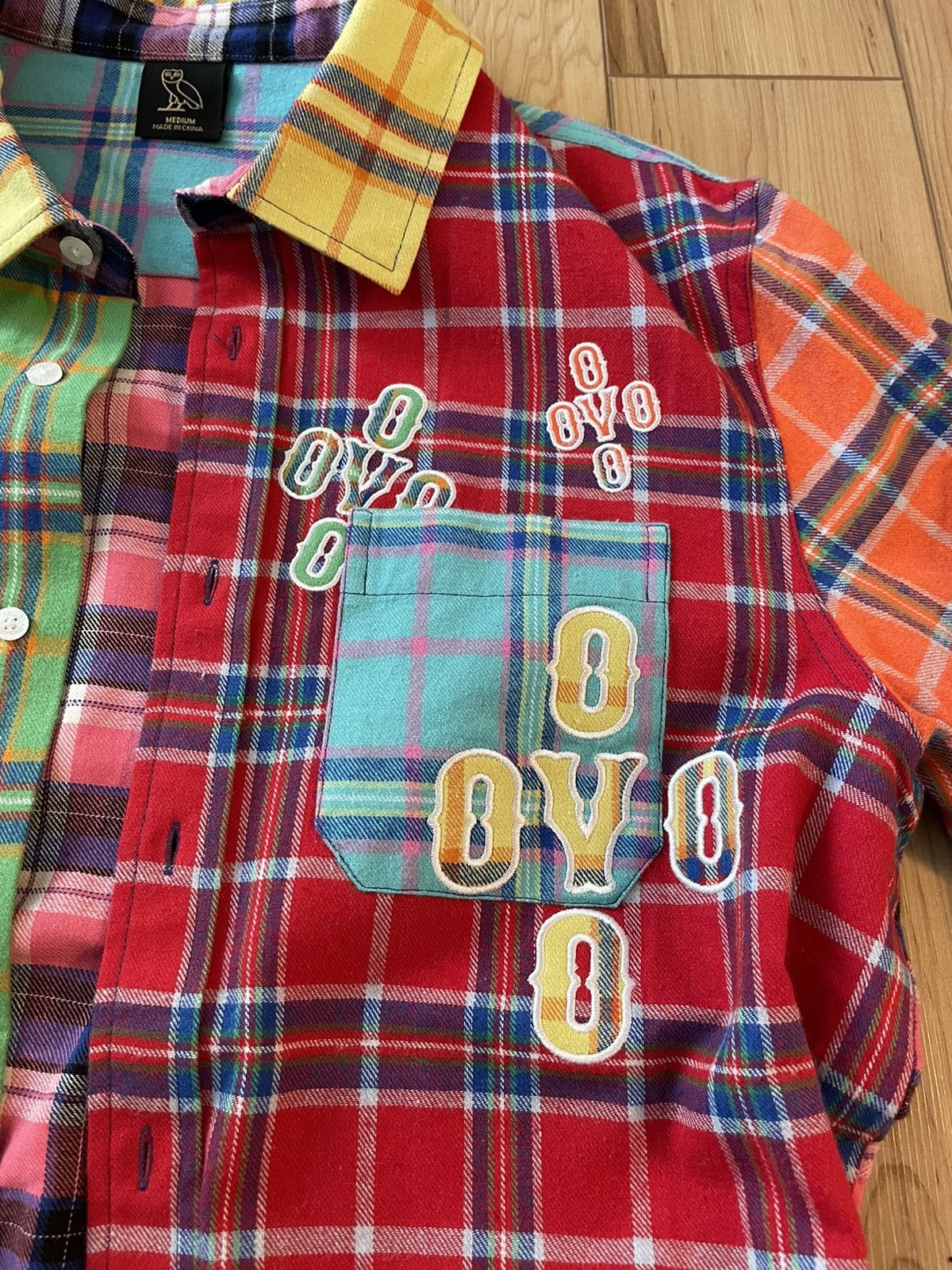 October's Very Own OVO multi colored flannel Size US M / EU 48-50 / 2 - 2 Thumbnail