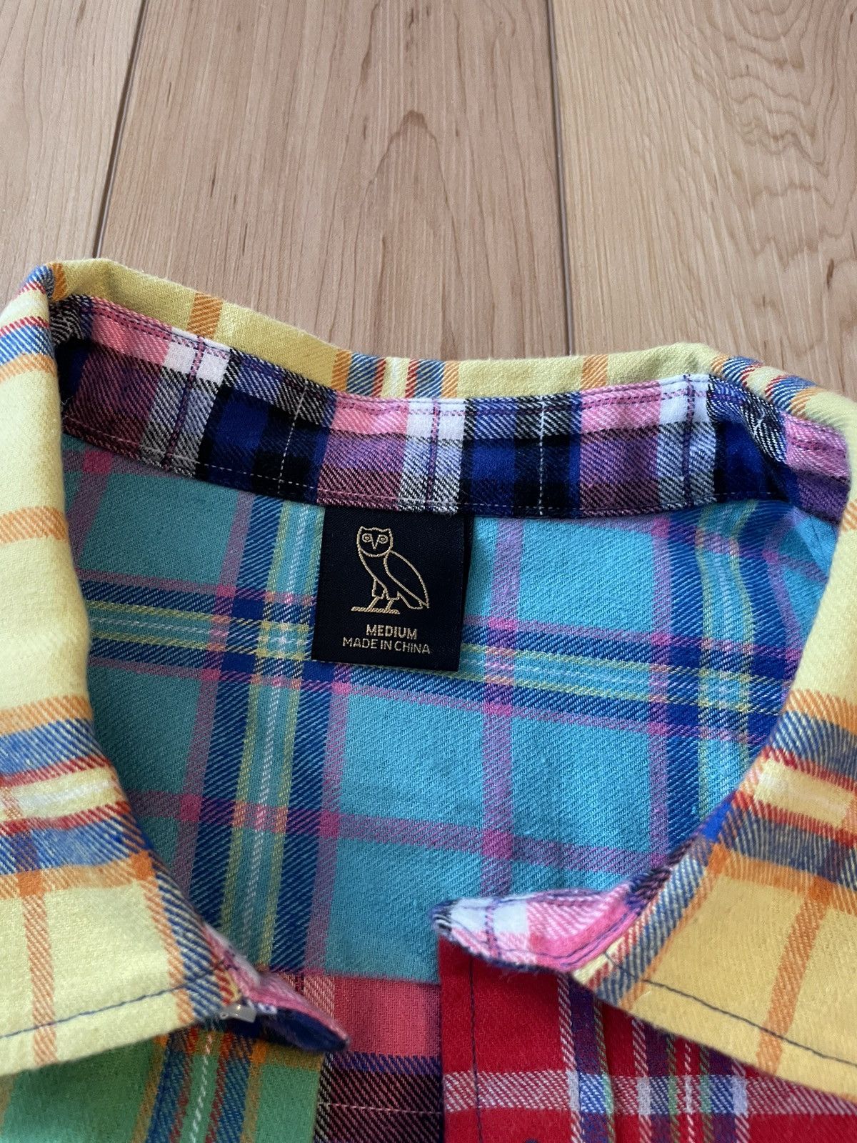 October's Very Own OVO multi colored flannel Size US M / EU 48-50 / 2 - 3 Thumbnail