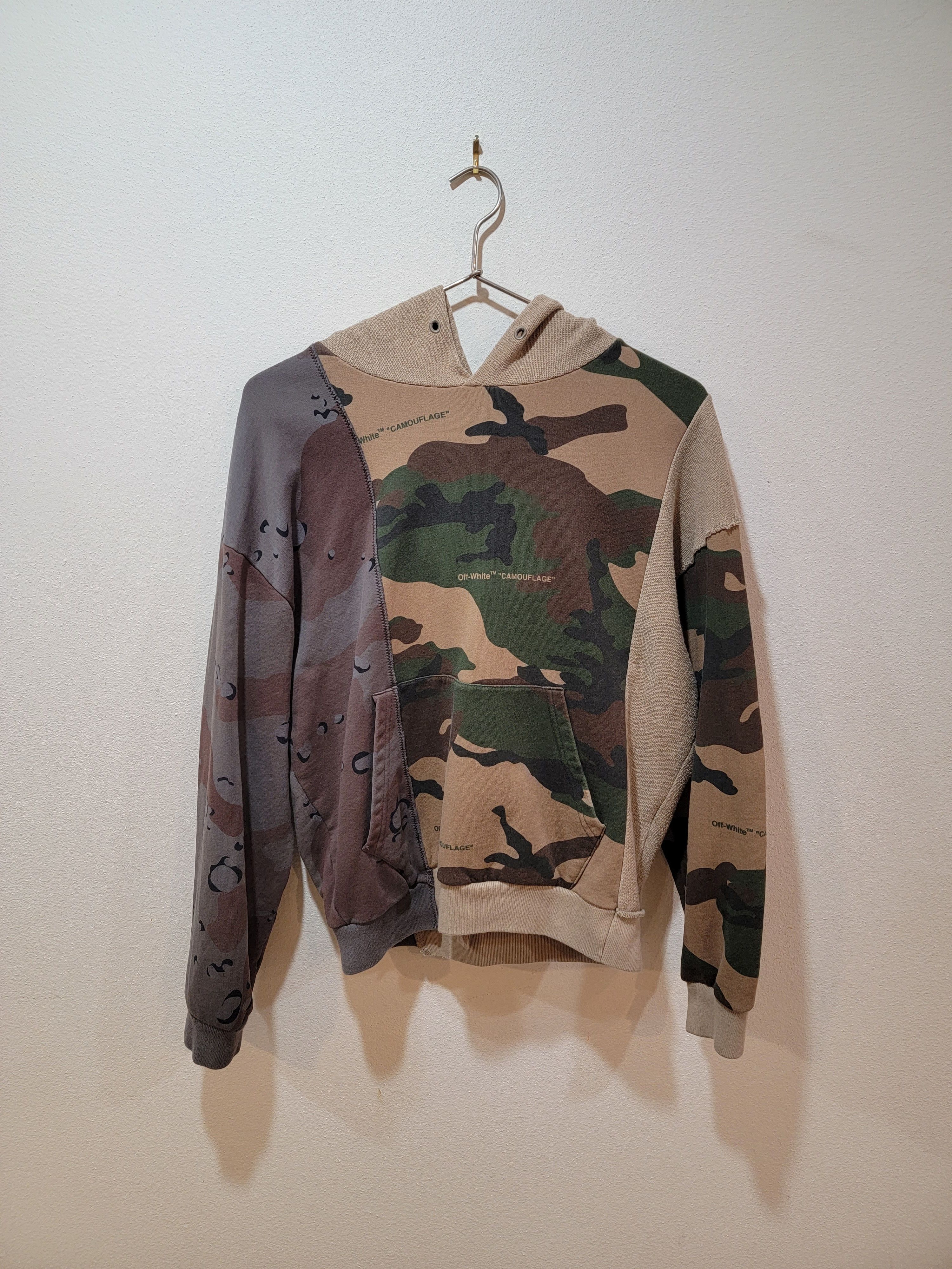 Off-White Reconstructed Camouflage Hoodie Size US S / EU 44-46 / 1 - 2 Thumbnail