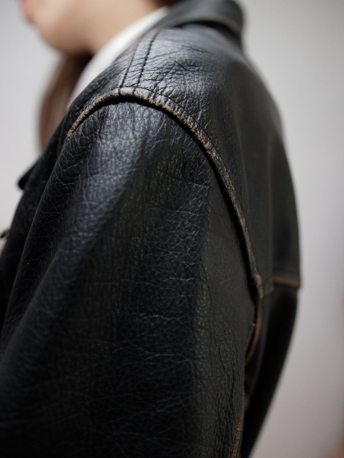 Japanese Brand × Vintage Vintage leather jacket Size M / US 6-8 / IT 42-44 - 10 Thumbnail
