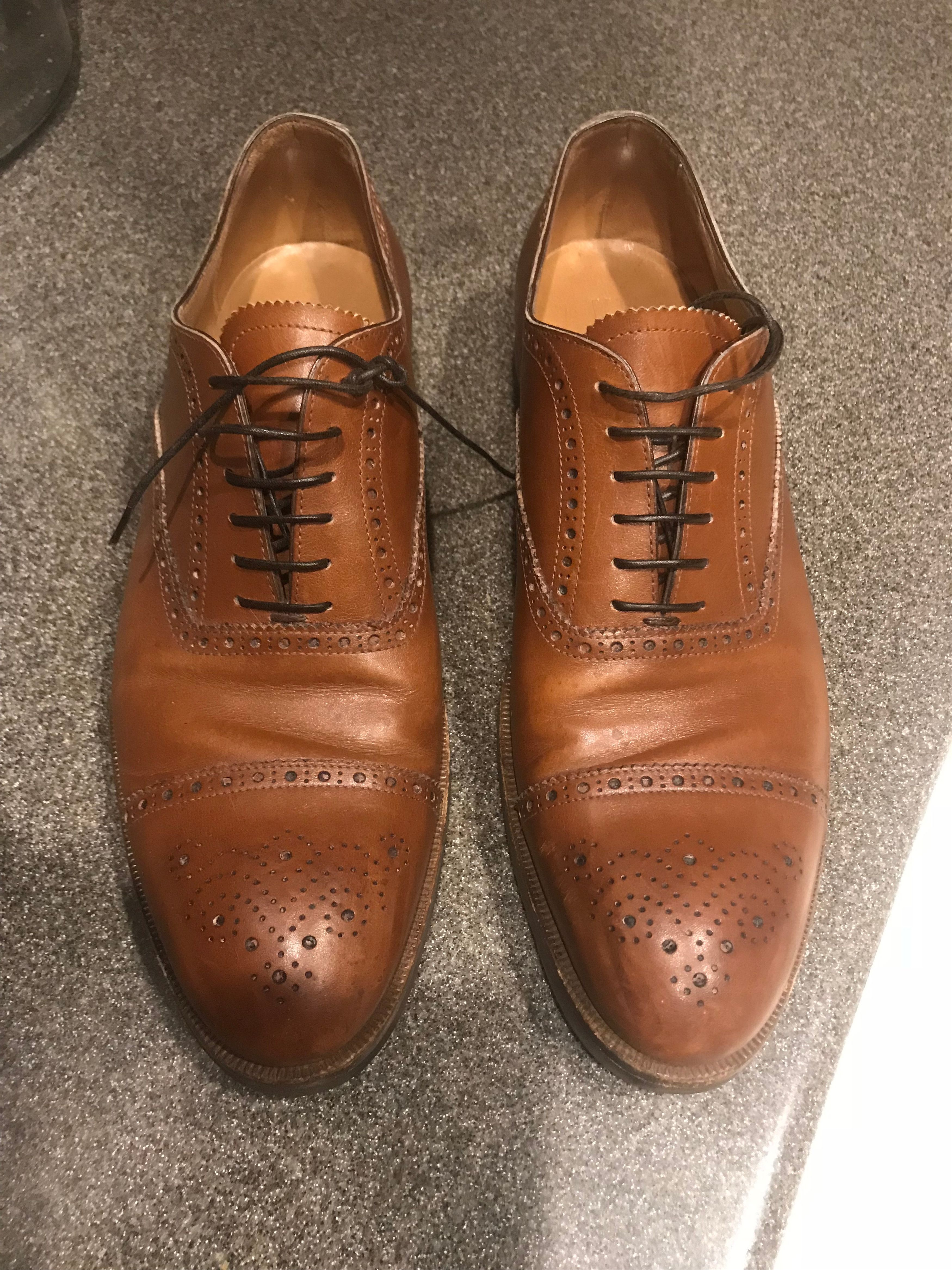 Gravati Gravati Italy Men 8.5 Burnished Brown Leather Dress 