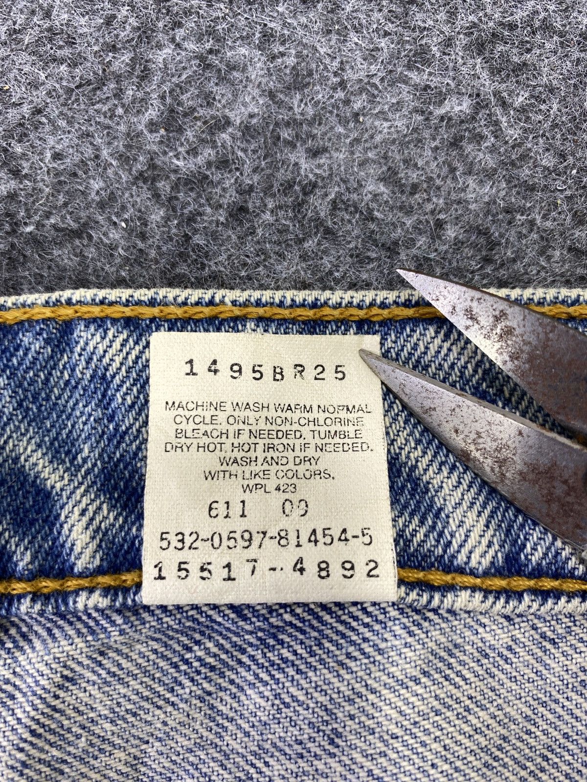 Levi's 90s VINTAGE LEVI'S 517 JEANS CROPPED BLUE - J640 Size US 34 / EU 50 - 6 Thumbnail