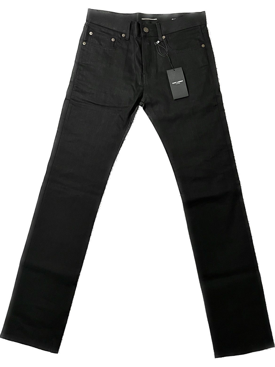 Saint Laurent Regular fit denim jeans with faded effect