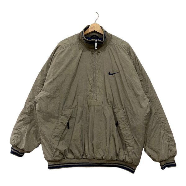 Nike Vintage 90s NIKE Big Swoosh Anorak Bomber Jacket | Grailed