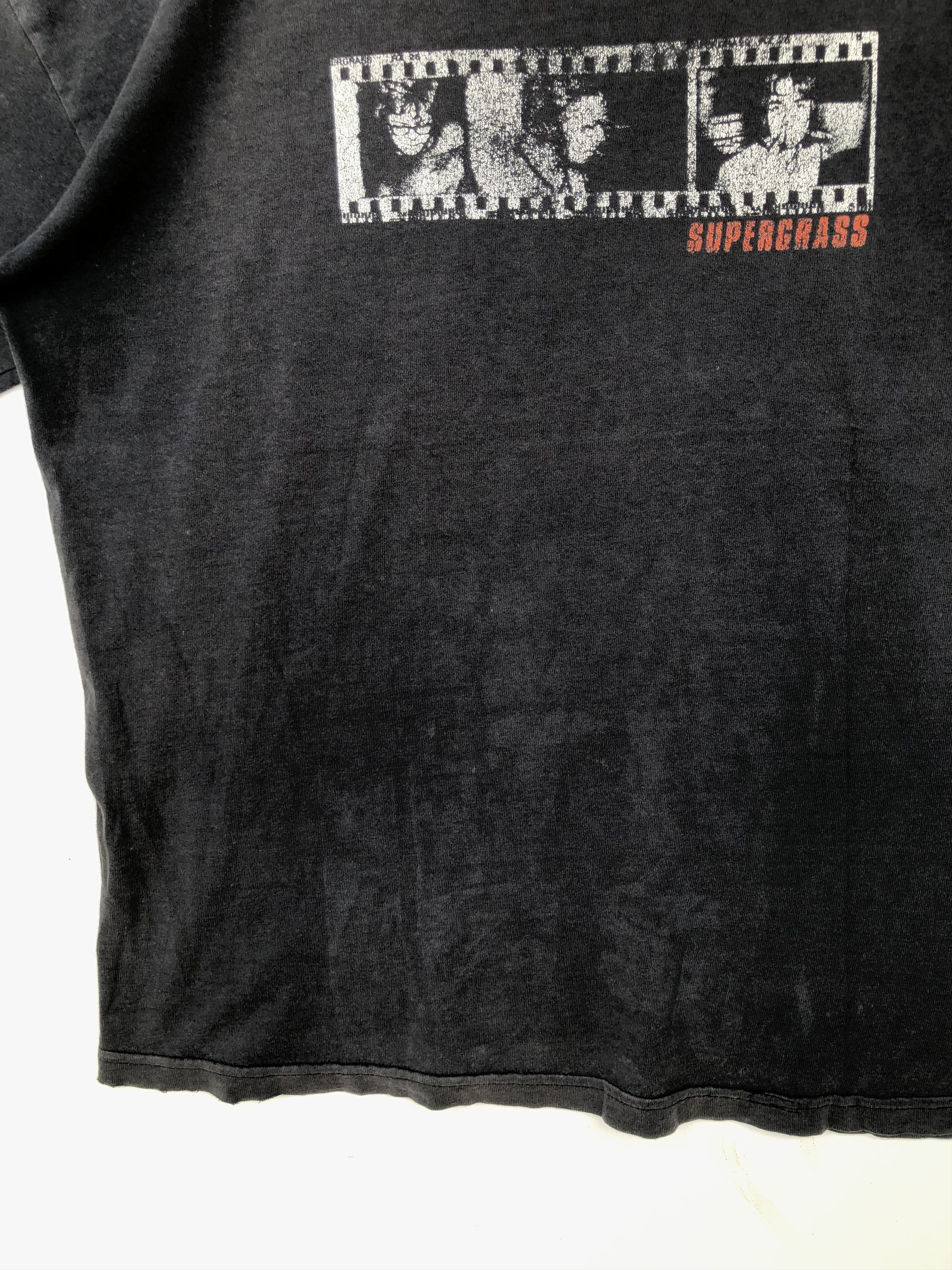 Band Tees RARE🔥VINTAGE 90’S DISTRESSED SUPERGRASS BAND TEE Size US L / EU 52-54 / 3 - 5 Thumbnail