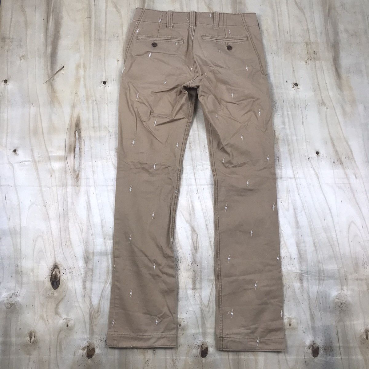Paul Smith × R.Newbold Vintage R.Newbold ‘Lightning Bolt’ Embroidery Pants Size US 30 / EU 46 - 4 Thumbnail