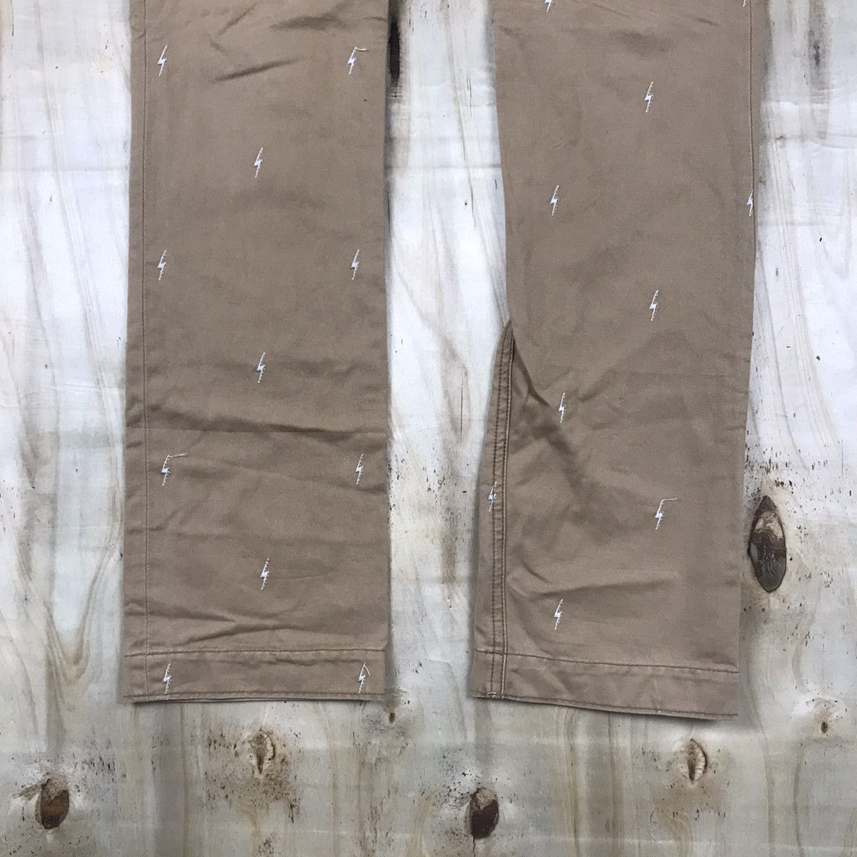 Paul Smith × R.Newbold Vintage R.Newbold ‘Lightning Bolt’ Embroidery Pants Size US 30 / EU 46 - 3 Thumbnail