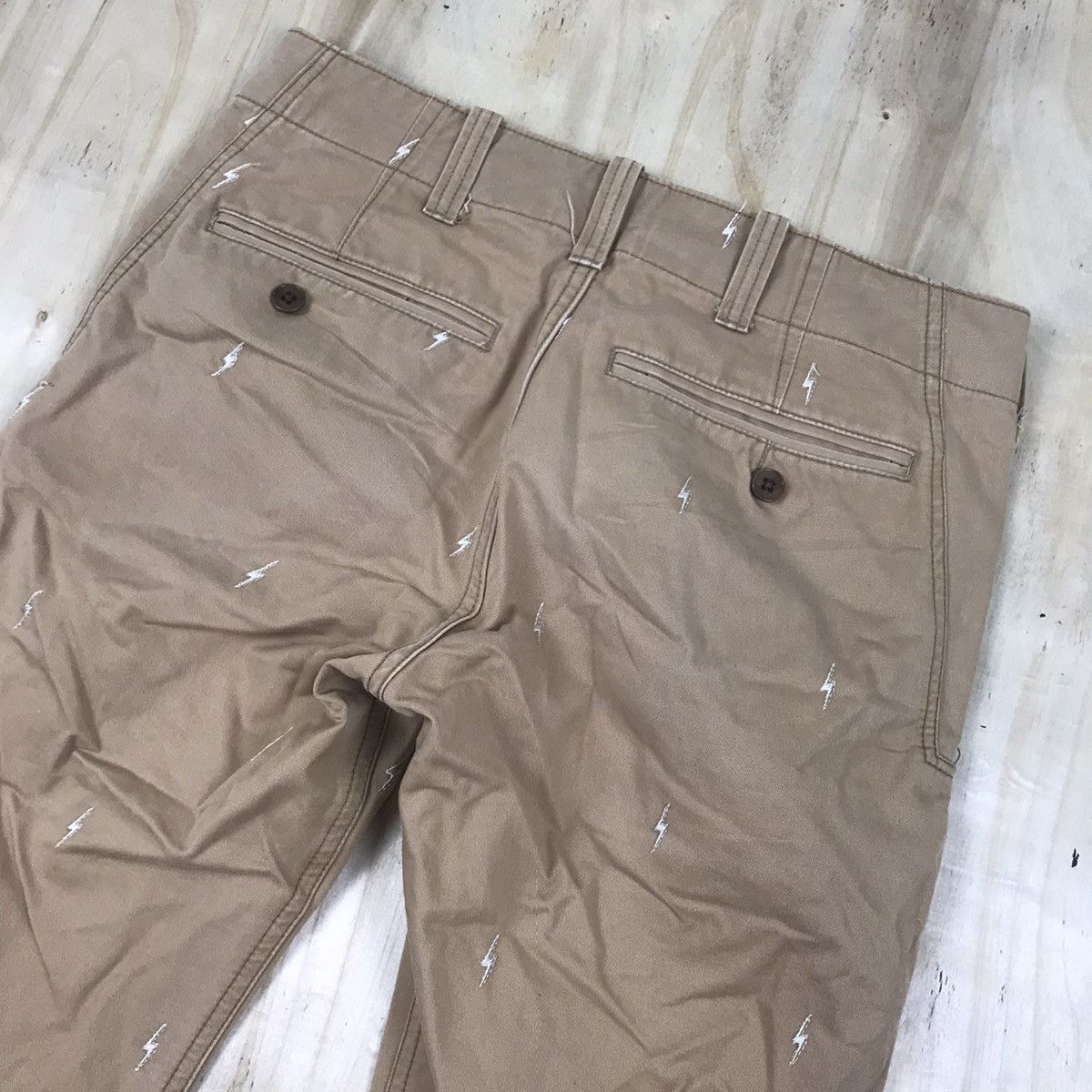 Paul Smith × R.Newbold Vintage R.Newbold ‘Lightning Bolt’ Embroidery Pants Size US 30 / EU 46 - 5 Thumbnail