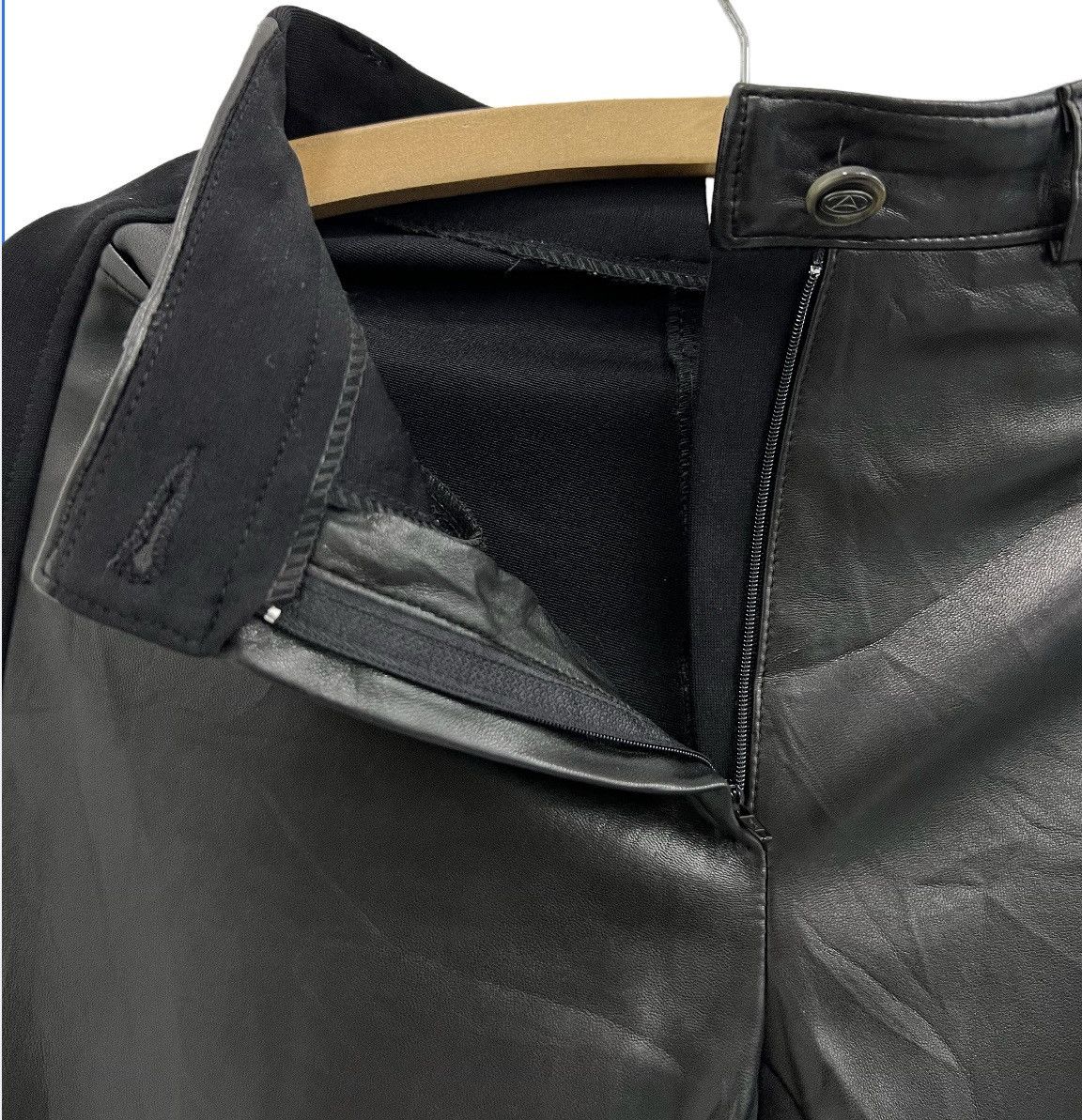 Leather As blu Confort Paris Made In France Leather Pants Size 23" - 9 Thumbnail