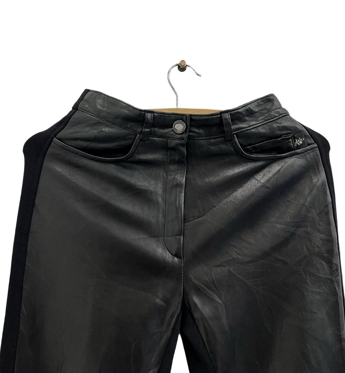 Leather As blu Confort Paris Made In France Leather Pants Size 23" - 3 Thumbnail