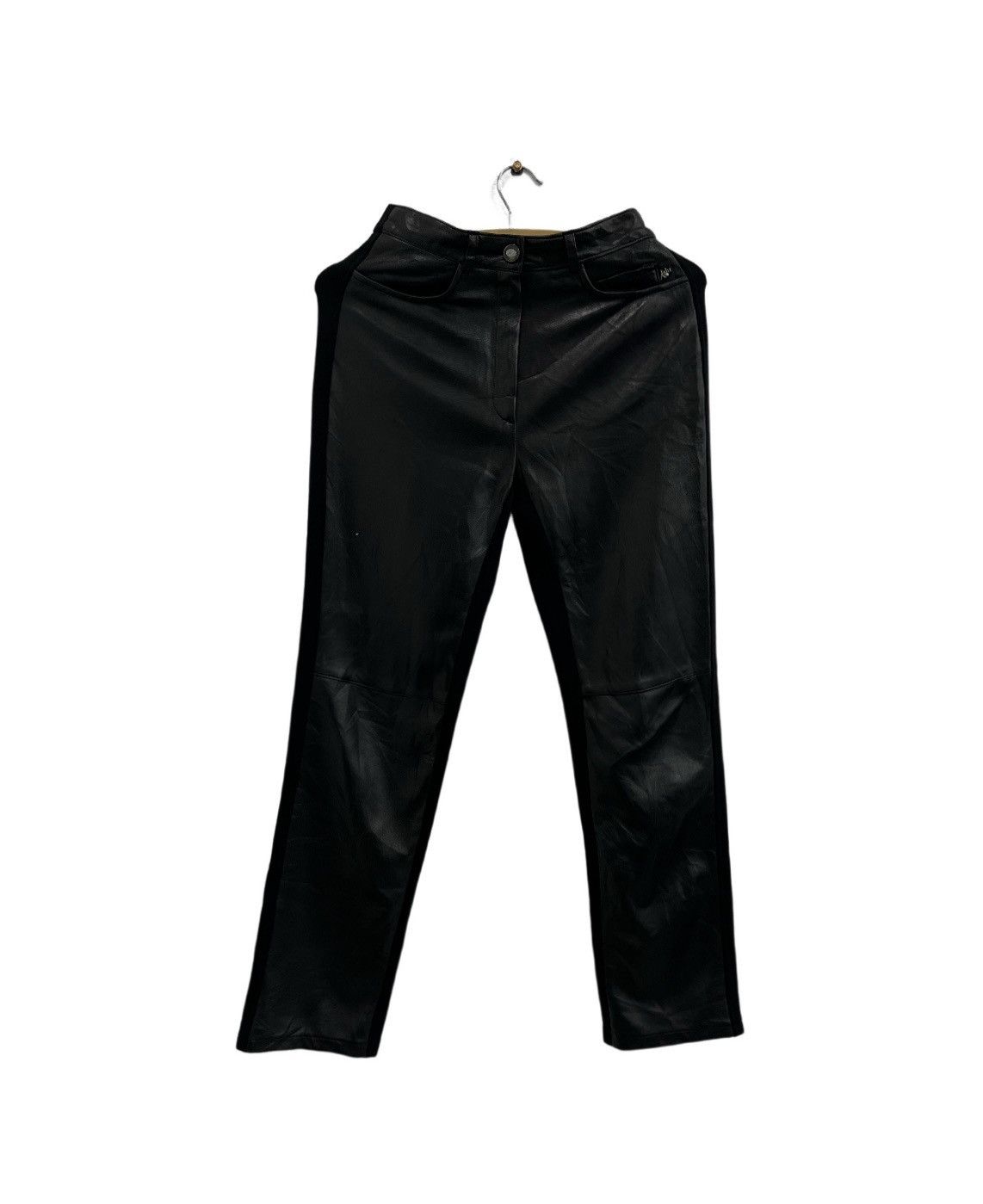 Leather As blu Confort Paris Made In France Leather Pants Size 23" - 1 Thumbnail