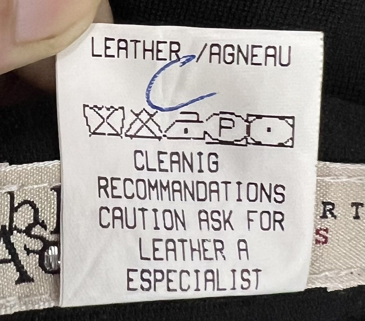 Leather As blu Confort Paris Made In France Leather Pants Size 23" - 11 Thumbnail