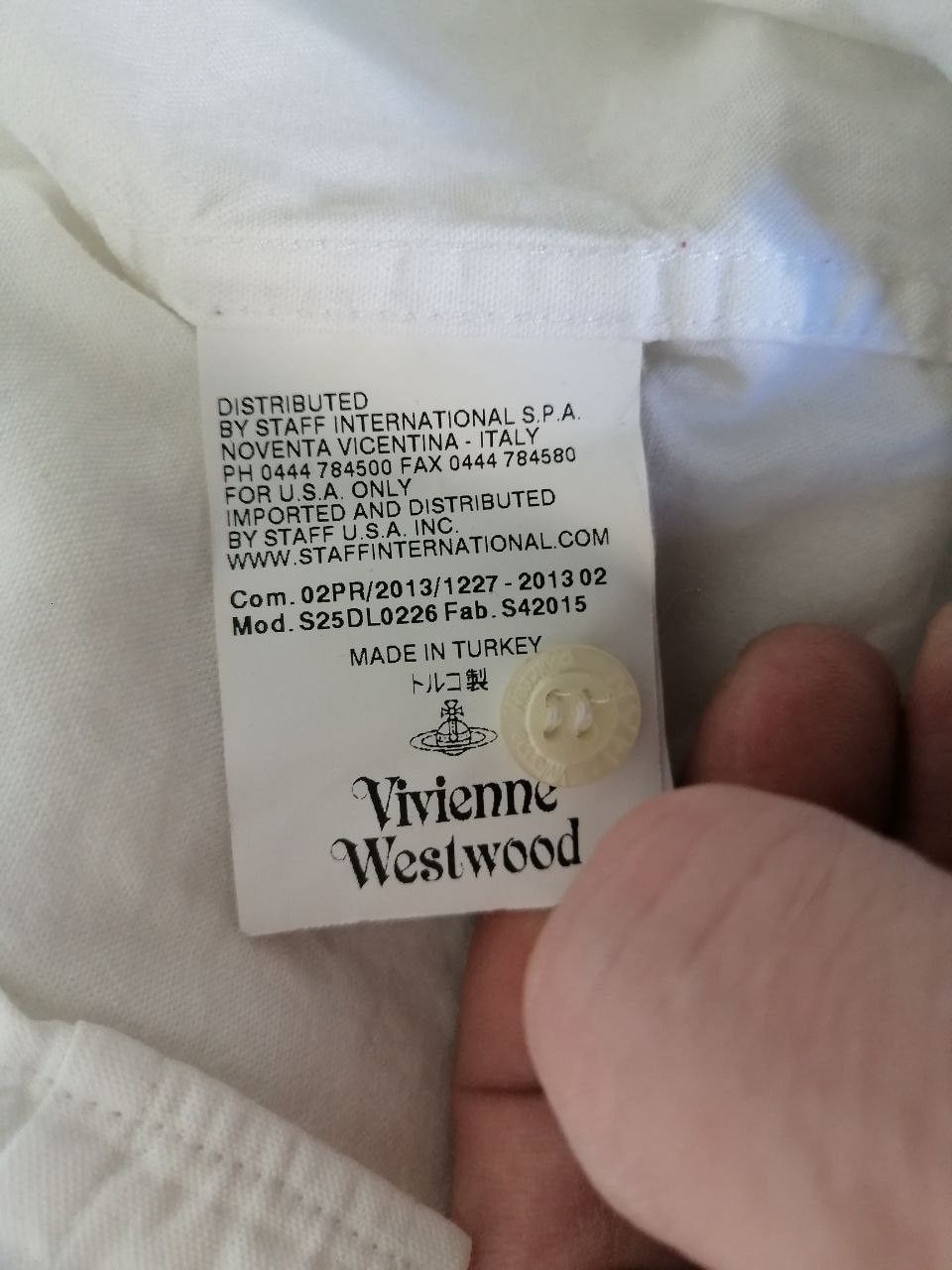 Vivienne Westwood Vivienne Westwood 2013 White Shirt Size US M / EU 48-50 / 2 - 6 Thumbnail