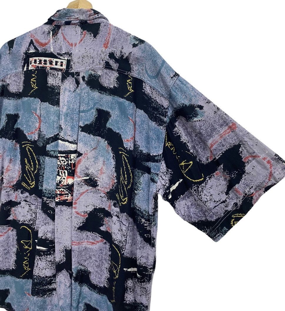 Designer × Y's for Men × Yohji Yamamoto 🔥GOOUCH RAYON INSPIRED JEAN PAUL GAULTIER BUTTON SHIRT Size US L / EU 52-54 / 3 - 8 Thumbnail