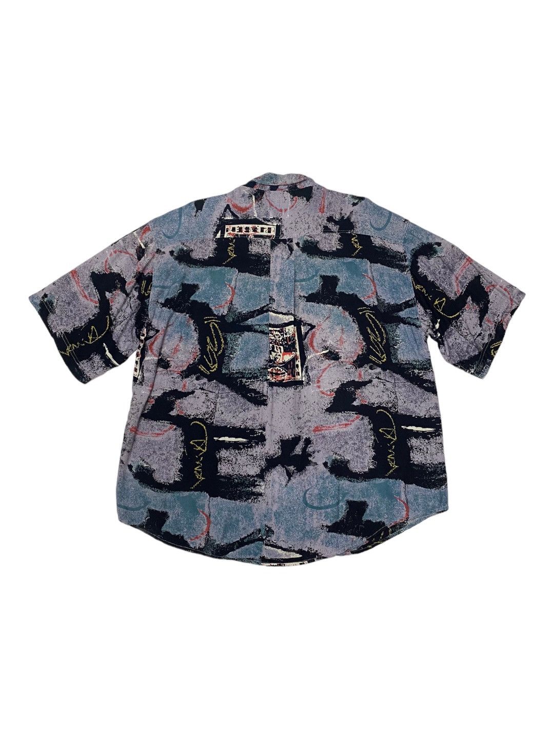 Designer × Y's for Men × Yohji Yamamoto 🔥GOOUCH RAYON INSPIRED JEAN PAUL GAULTIER BUTTON SHIRT Size US L / EU 52-54 / 3 - 2 Thumbnail