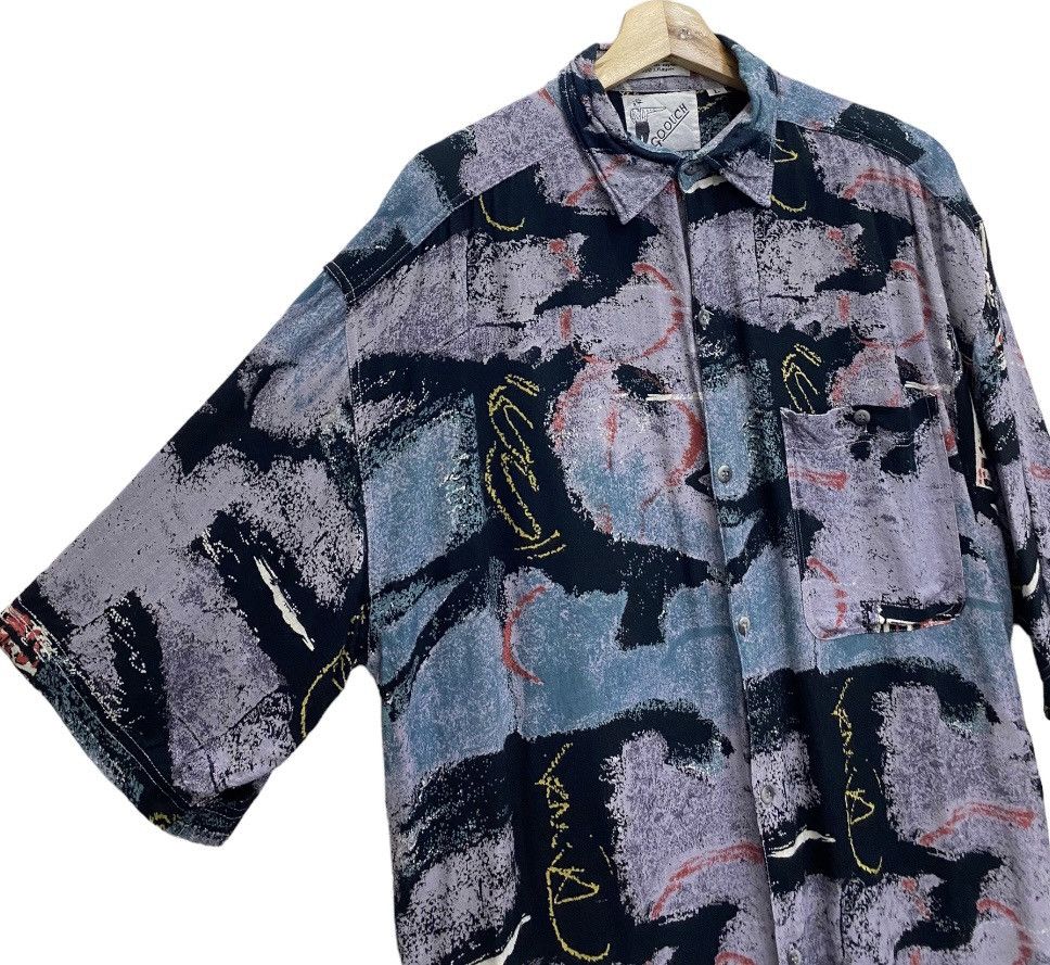 Designer × Y's for Men × Yohji Yamamoto 🔥GOOUCH RAYON INSPIRED JEAN PAUL GAULTIER BUTTON SHIRT Size US L / EU 52-54 / 3 - 7 Thumbnail