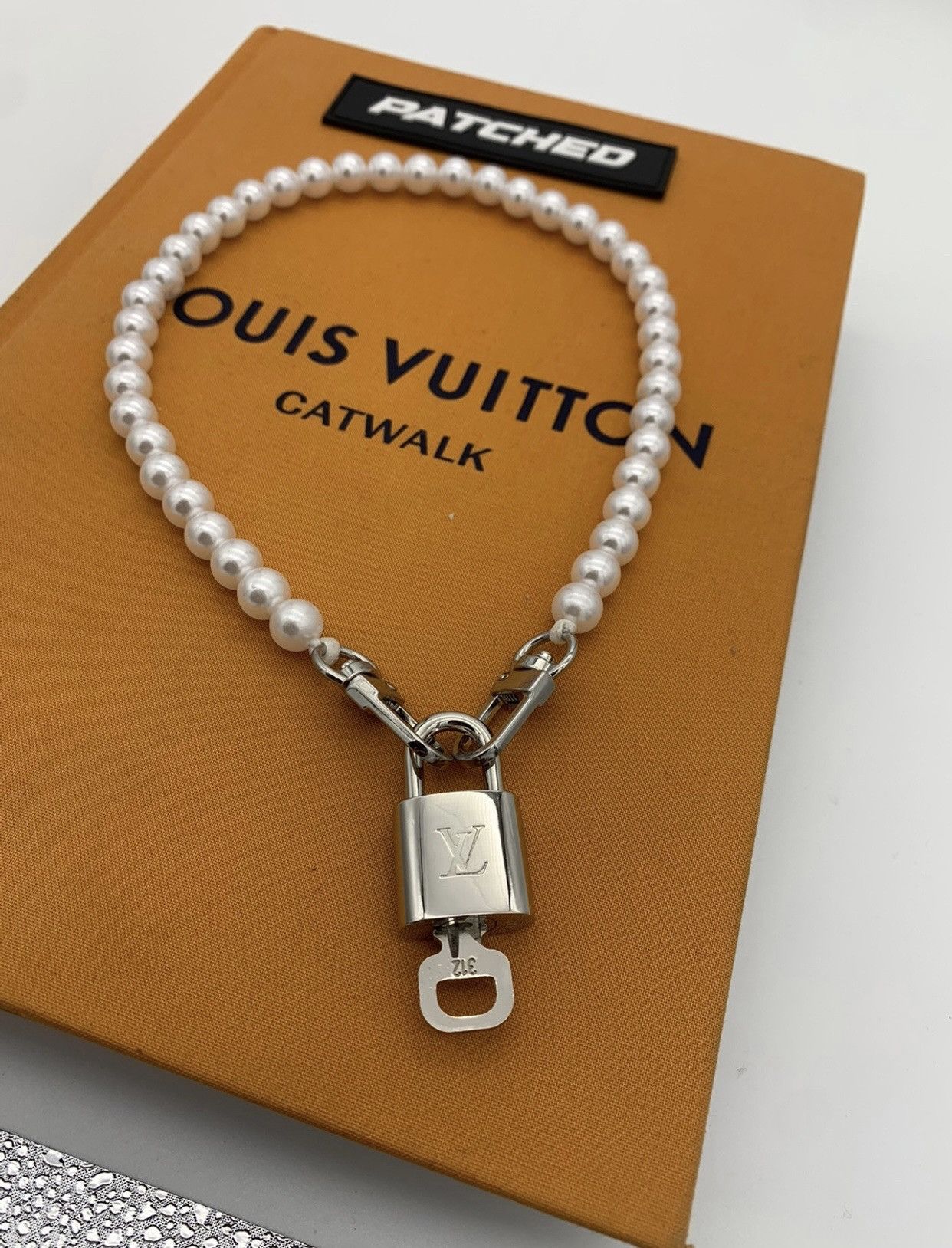Louis Vuitton Louis Vuitton Lock Custom Necklace