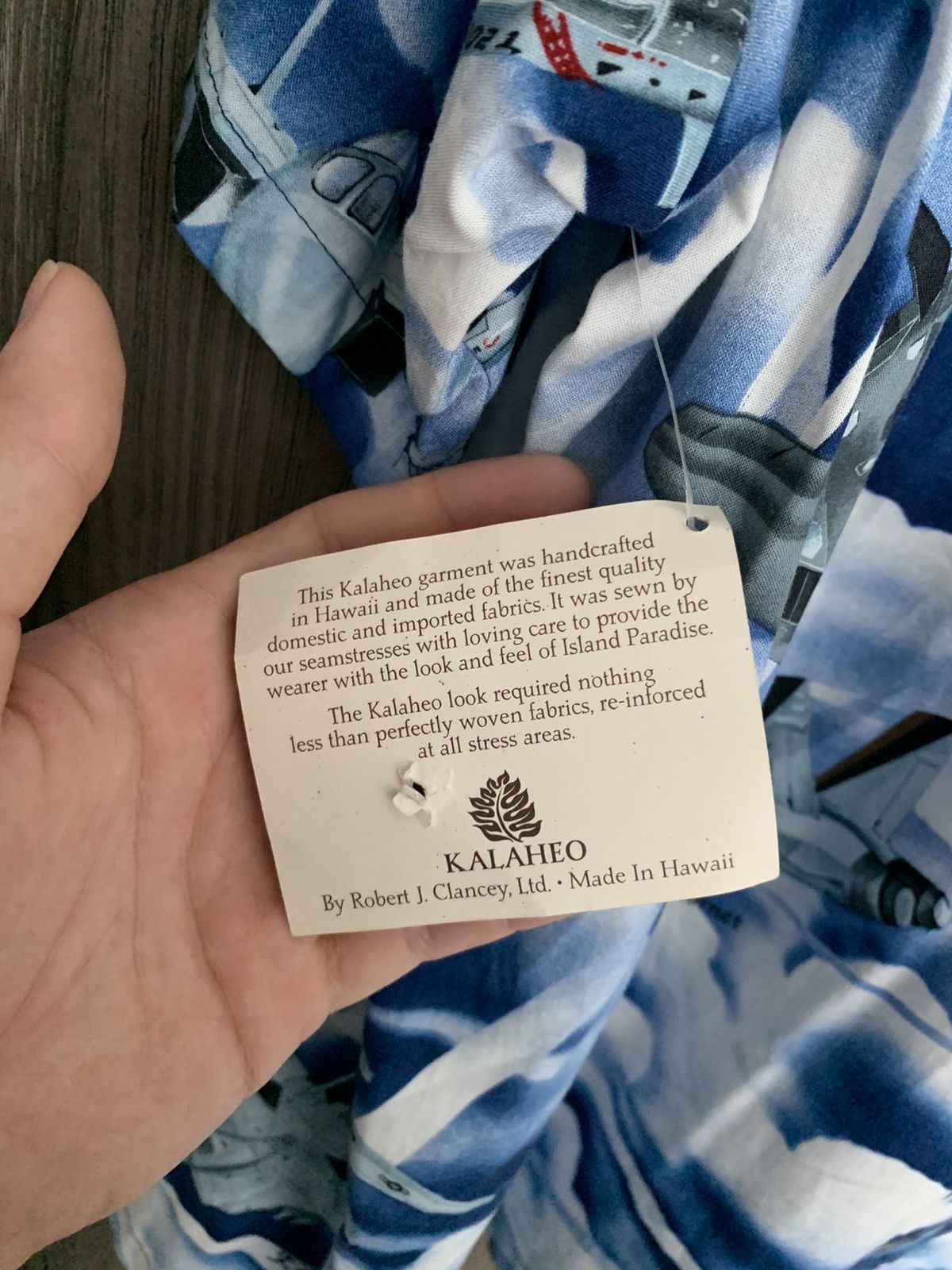 Kalaheo × Vintage Vintage Kalaheo Fighter Jet AOP Hawaiian Shirt Size US XL / EU 56 / 4 - 3 Thumbnail